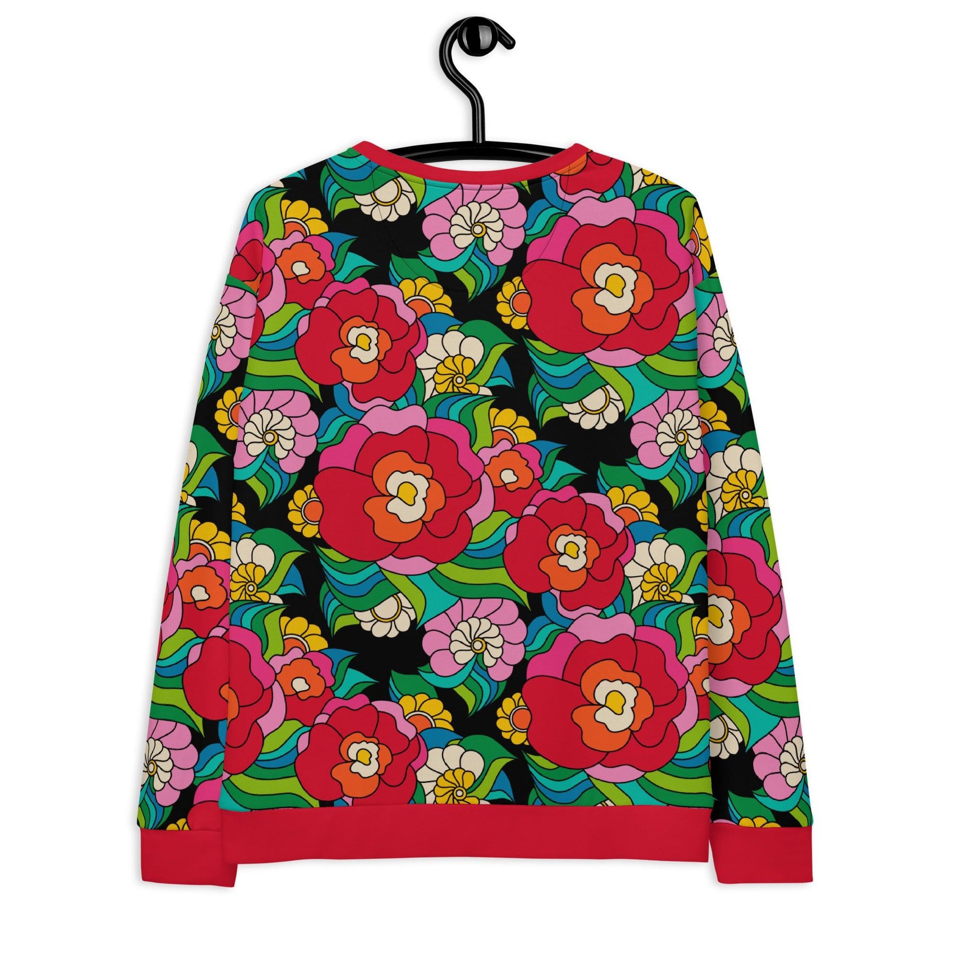 Sweatshirt - BELLADRAMA - Big bold bloom print