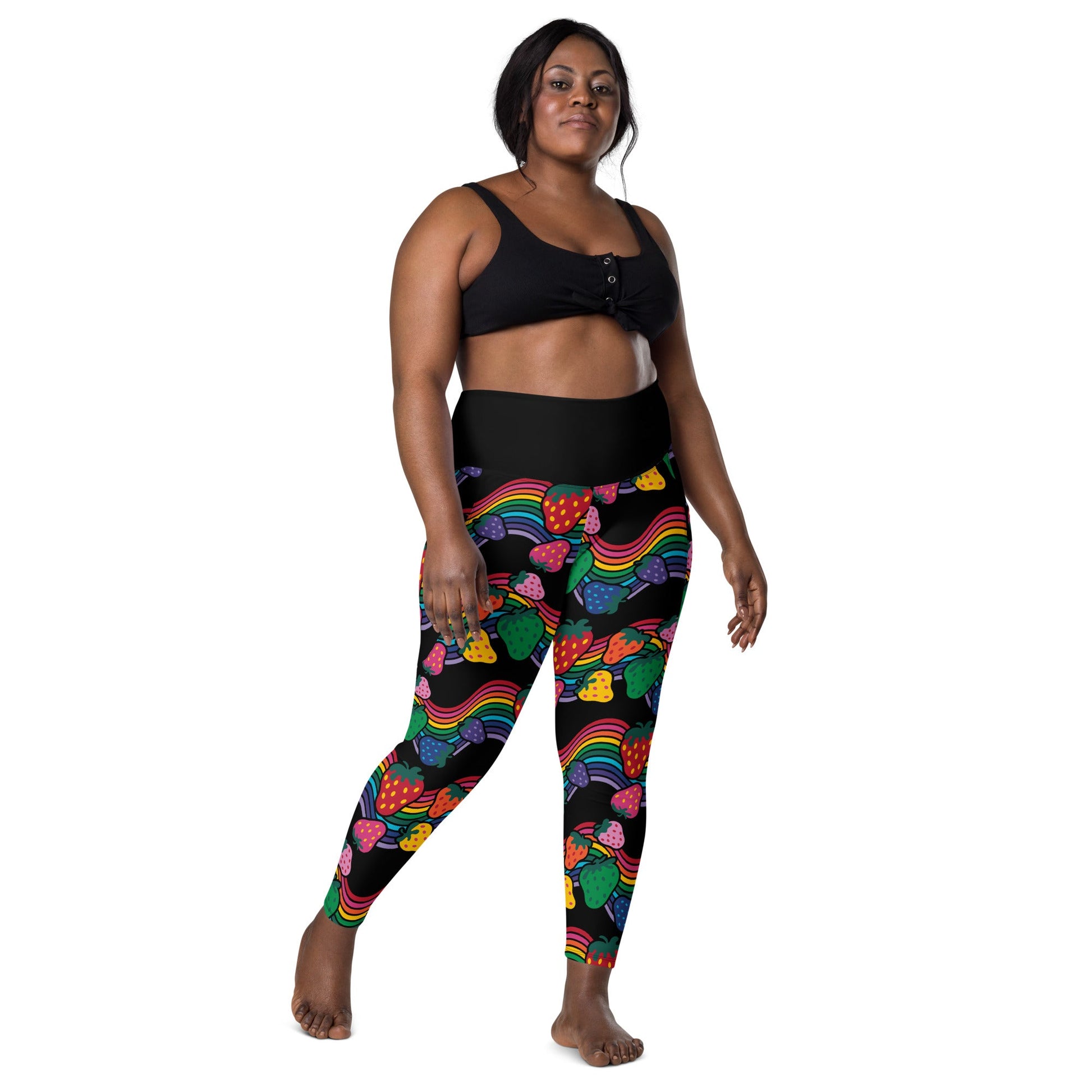 Leggings With Pockets - BERRYBOW black