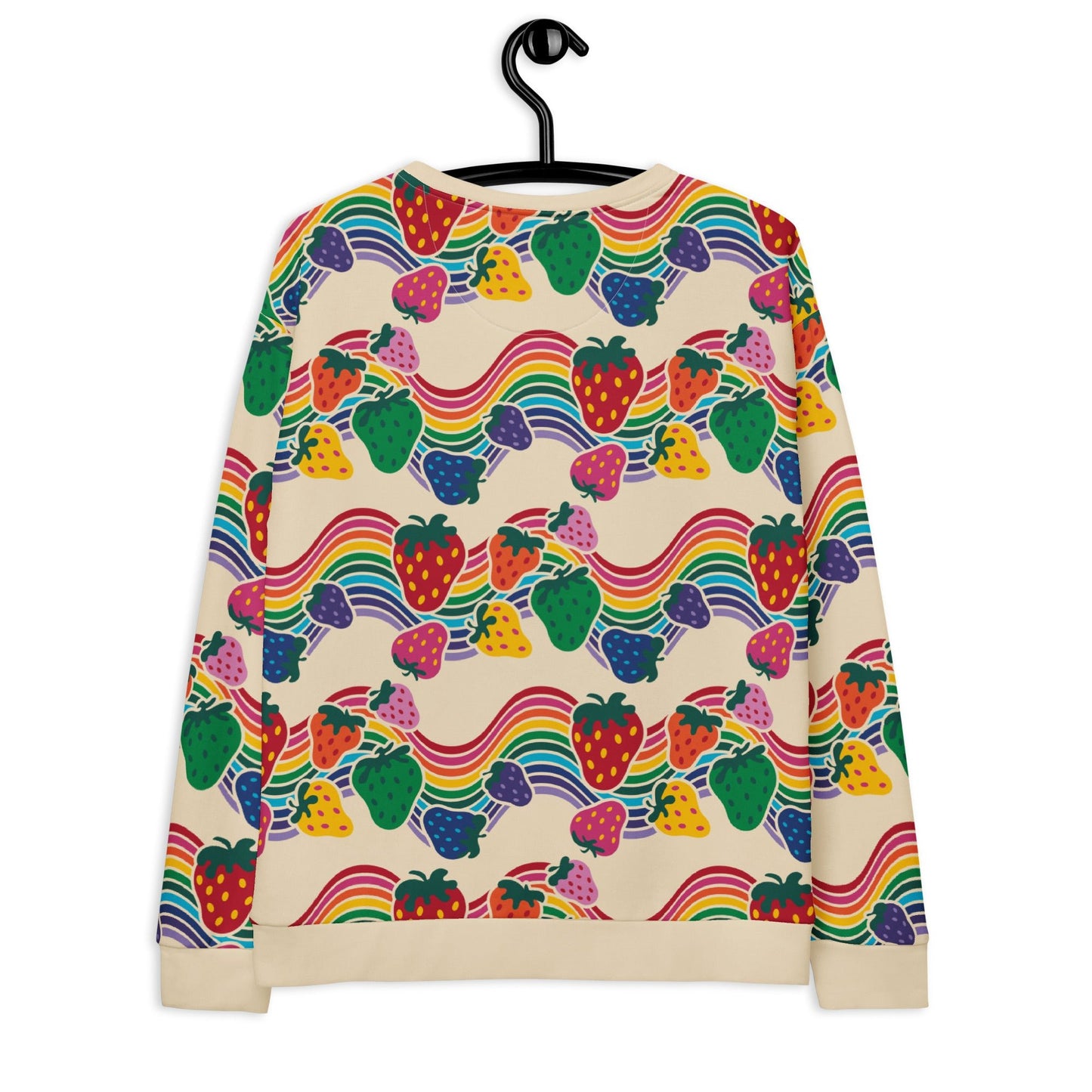 Sweatshirt - BERRYBOW light - Strawberry rainbow print Print
