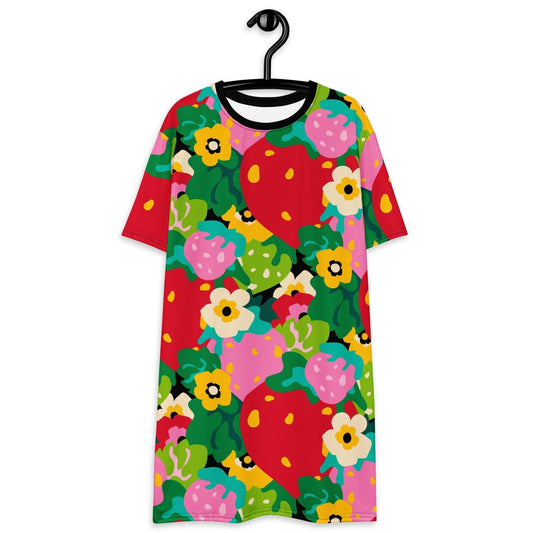 T-shirt dress - BERRYLEI - Colorful strawberry print 6XL