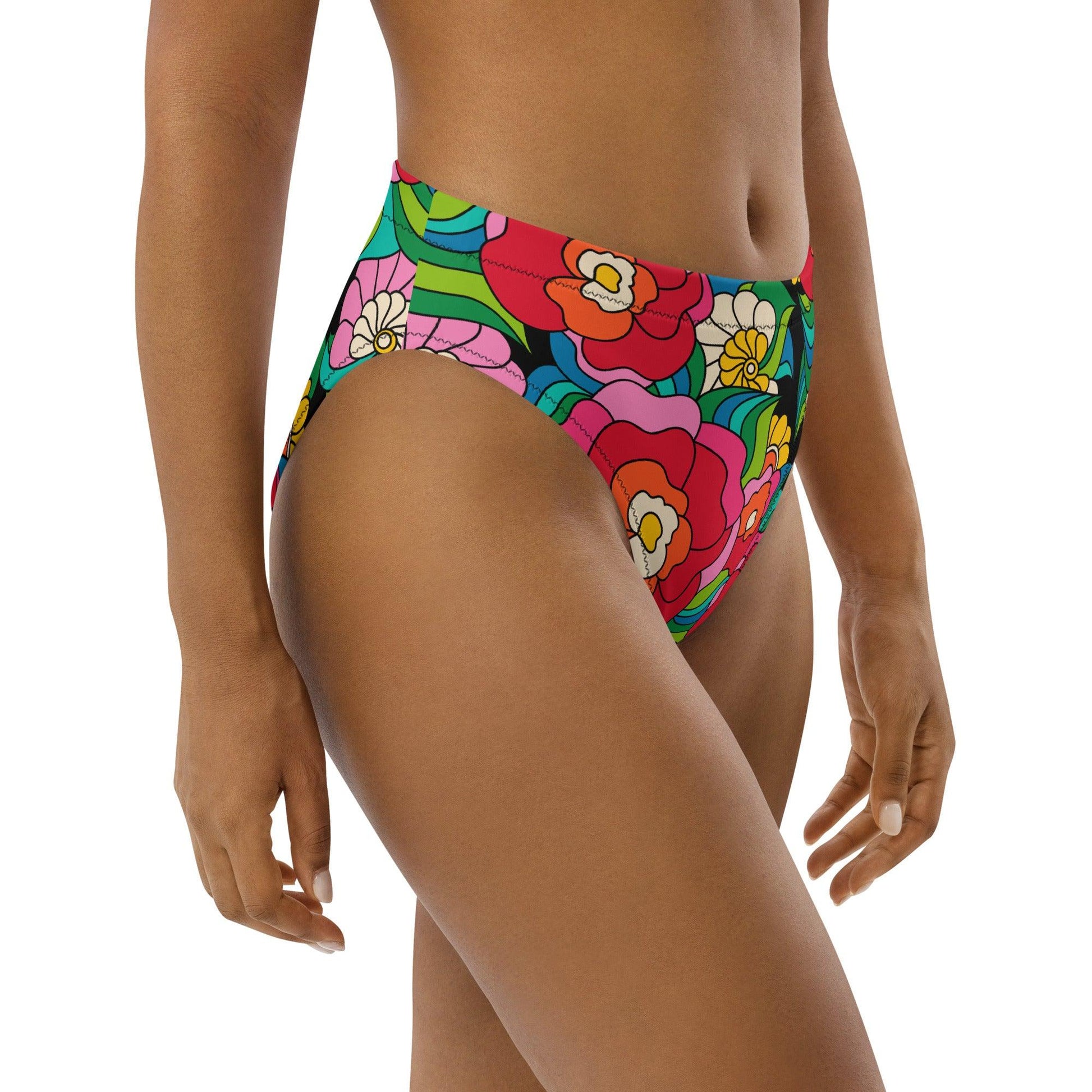 Bikini Bottom - BELLADRAMA - Big Bold Bloom Print