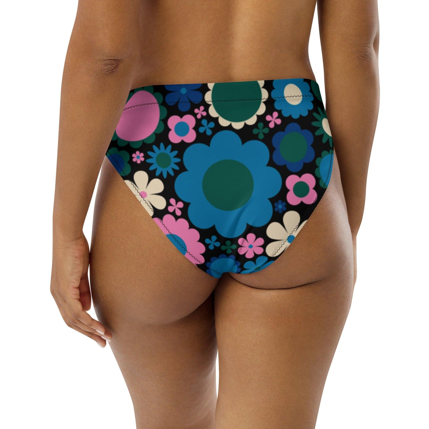 Bikini Bottom - BLOOMPOP blue pink - Popping Bloom Print