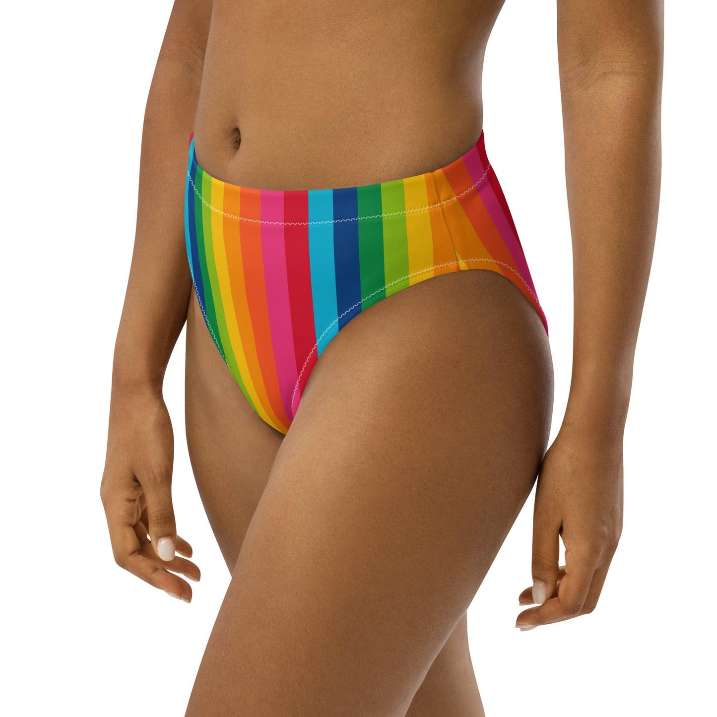 Bikini bottom - RAINBOW STRIPE vertical