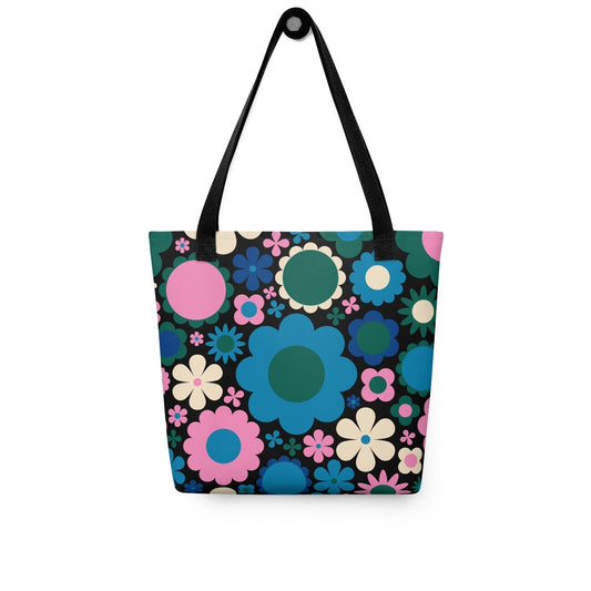 Tote Bag - BLOOMPOP blue pink