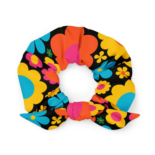 Scrunchie - BLOOMPOP happy - Popping Bloom Print