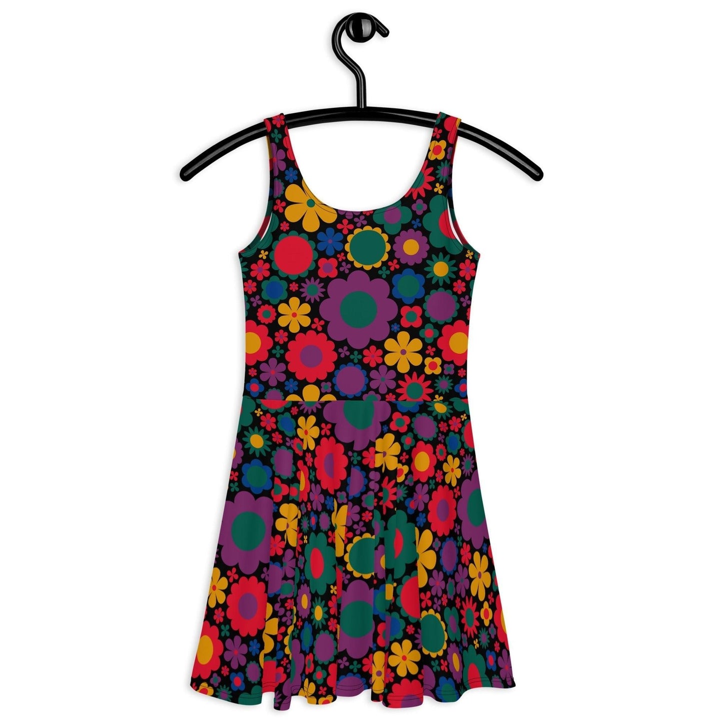 Skater dress - BLOOMPOP misty - Colorful bloom print