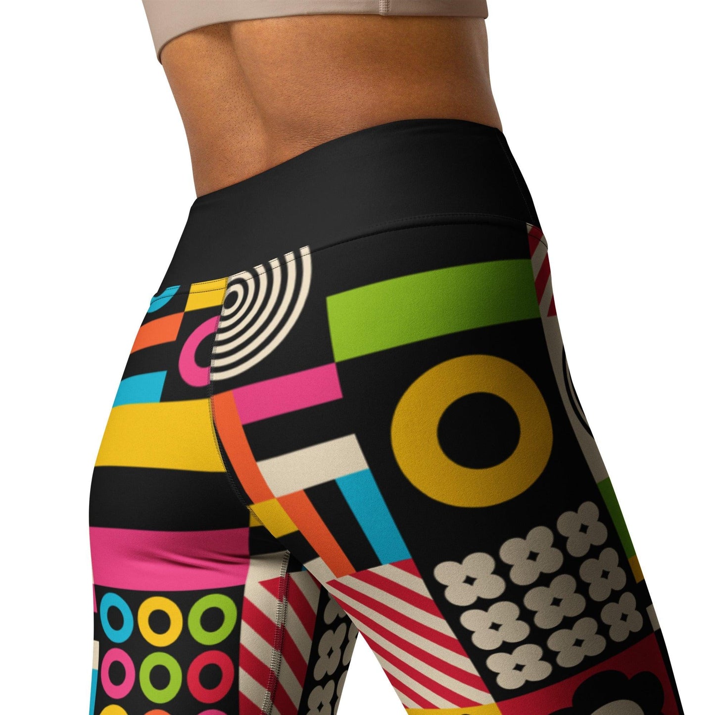 Yoga Leggings -2- CANDYBOX - Bold Candy Shapes
