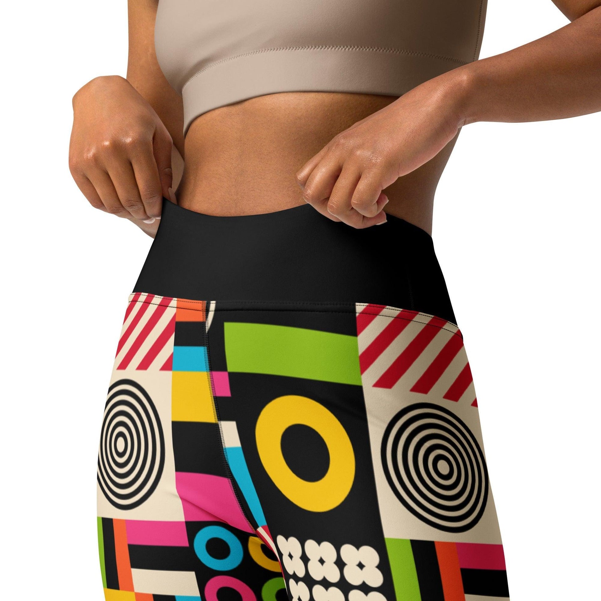 Yoga Leggings -2- CANDYBOX - Bold Candy Shapes