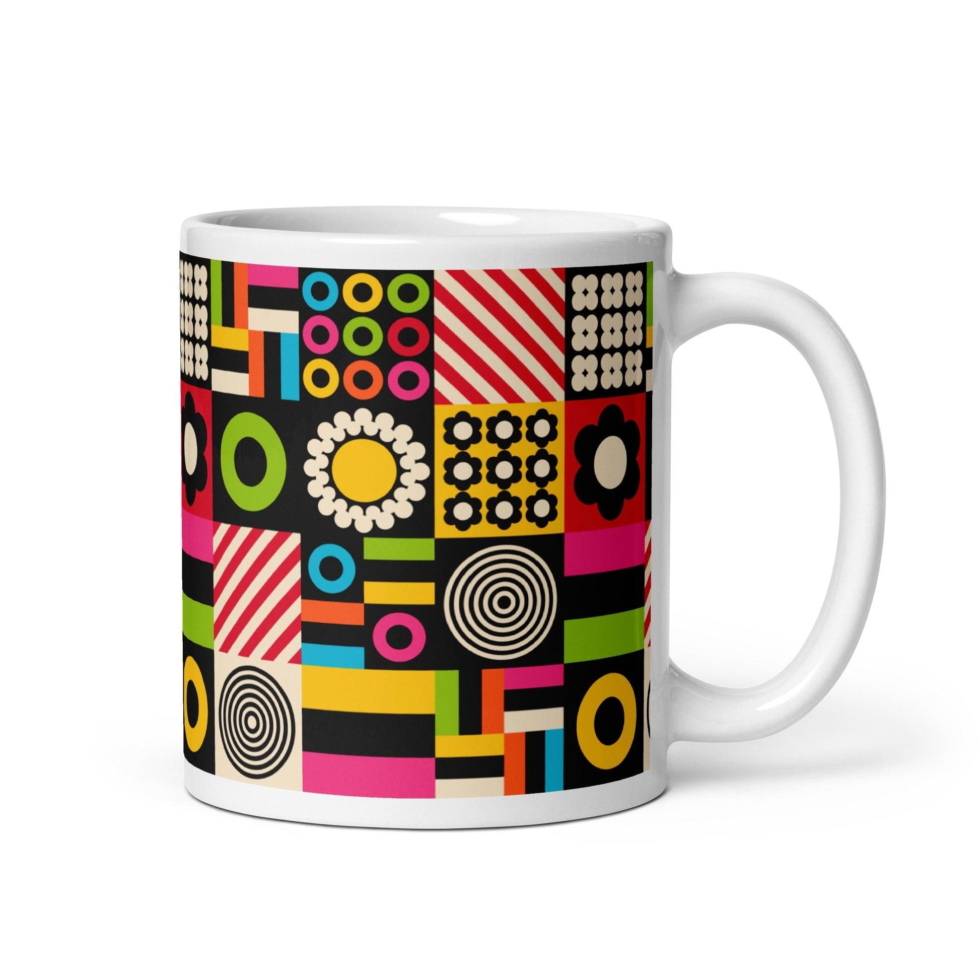 Mug - CANDYBOX - Bold candy shapes print 11 oz