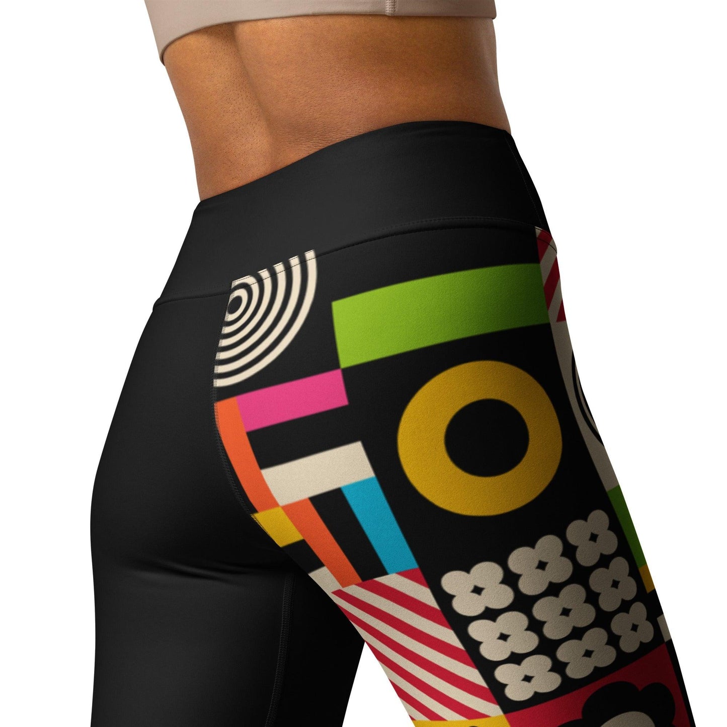 Yoga Leggings - CANDYBOX - Bold Candy Shapes