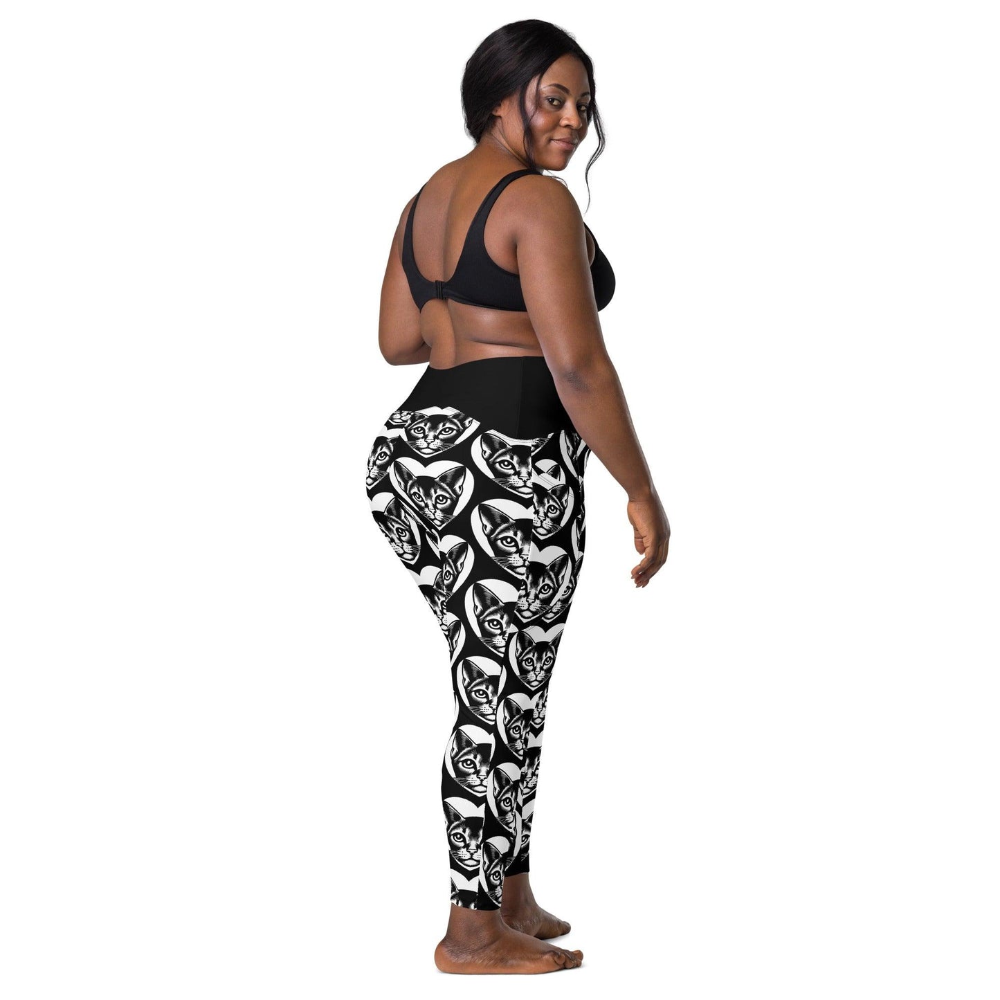 Cat breed leggings with pockets - ABYSSINIAN - HERTTAHOUND 6XL