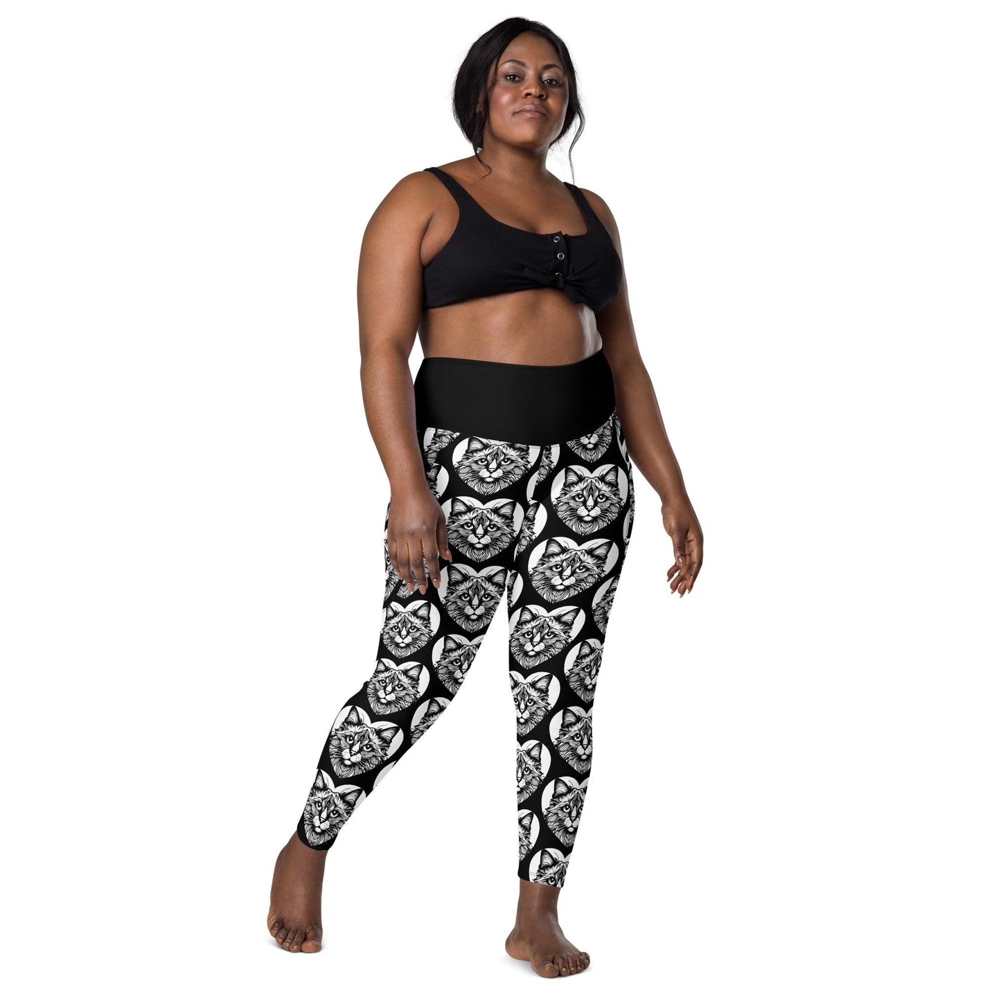 Cat breed leggings with pockets - BALINESE - HERTTAHOUND