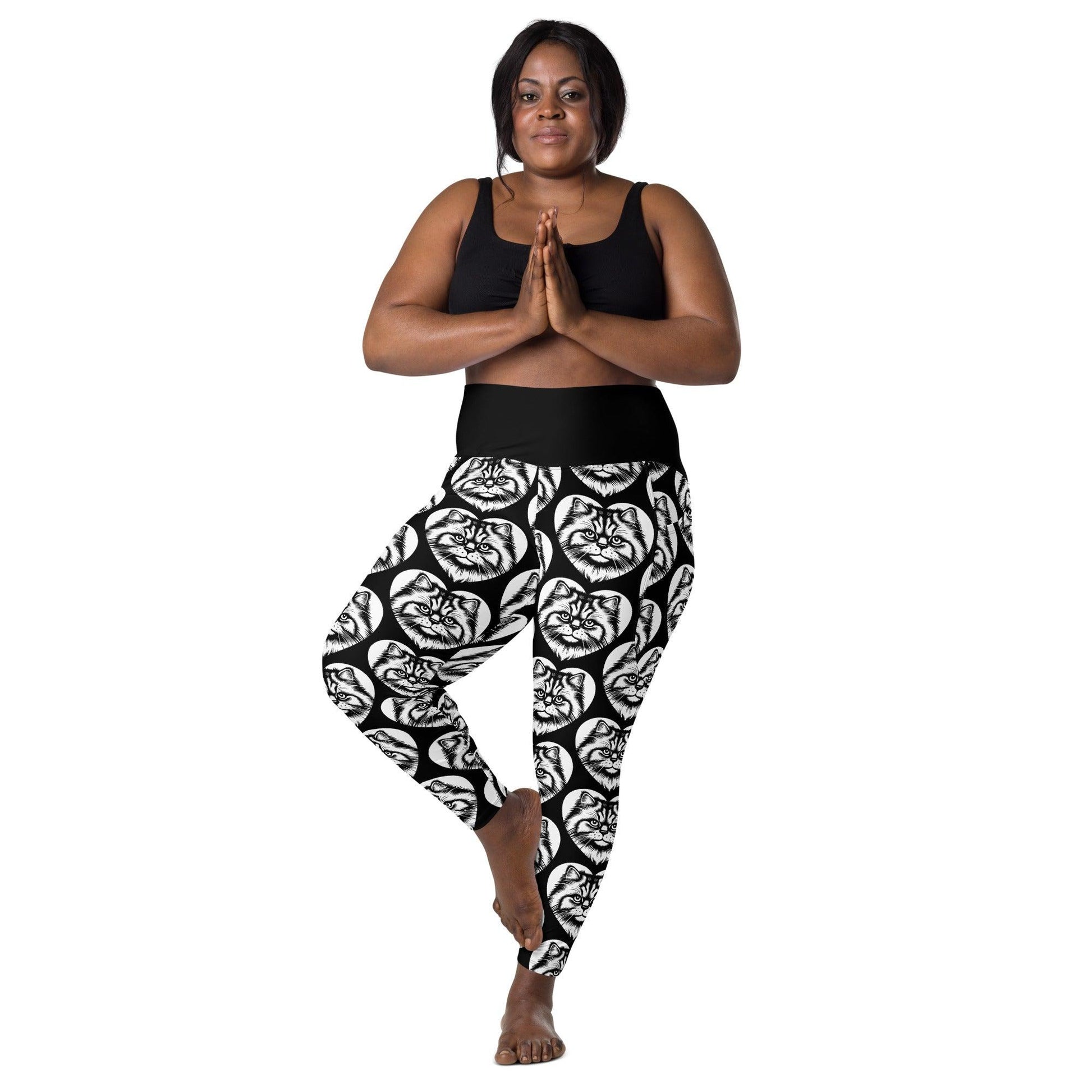 CAT BREED LEGGINGS with pockets - BRITISH LONGHAIR - HERTTAHOUND