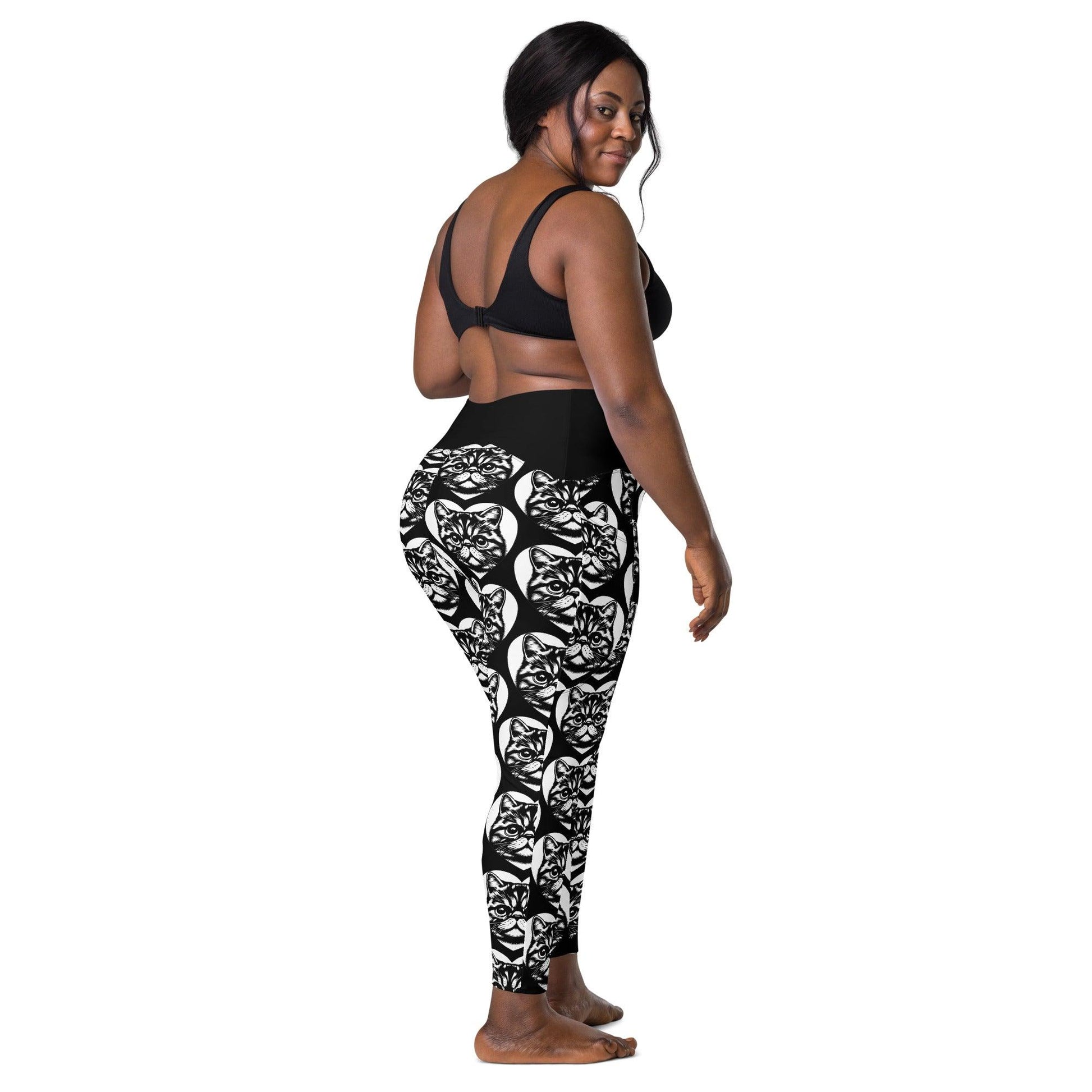 Cat breed leggings with pockets - EXOTIC SHORTHAIR - HERTTAHOUND 6XL