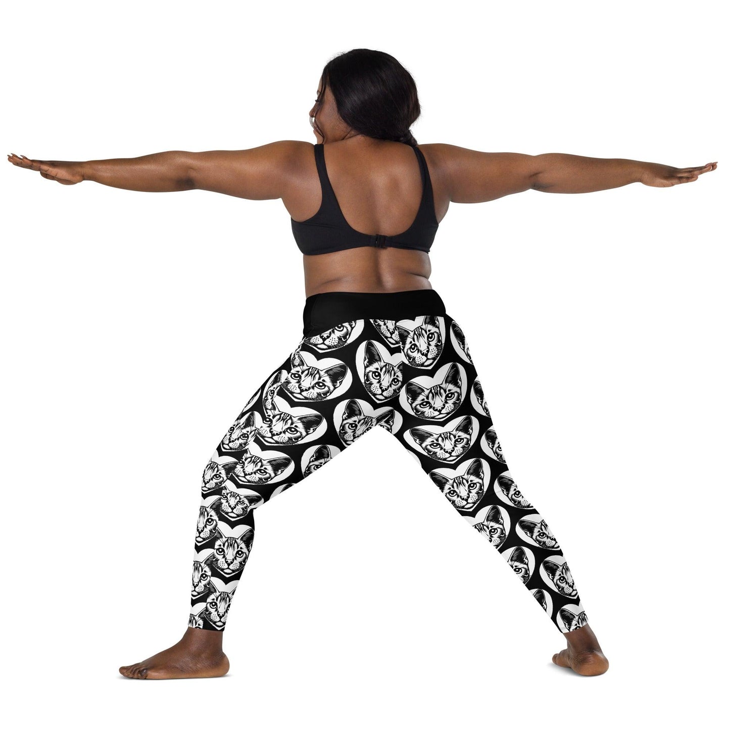 Cat breed leggings with pockets - OCICAT - HERTTAHOUND