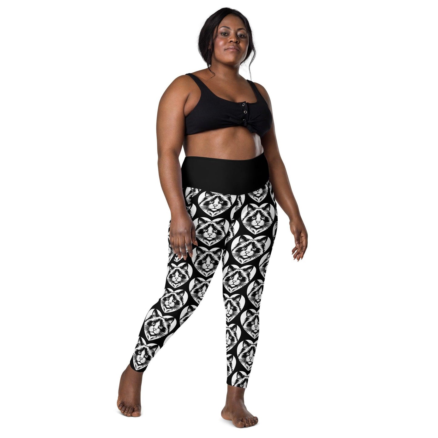 Cat breed leggings with pockets - RAGDOLL - HERTTAHOUND