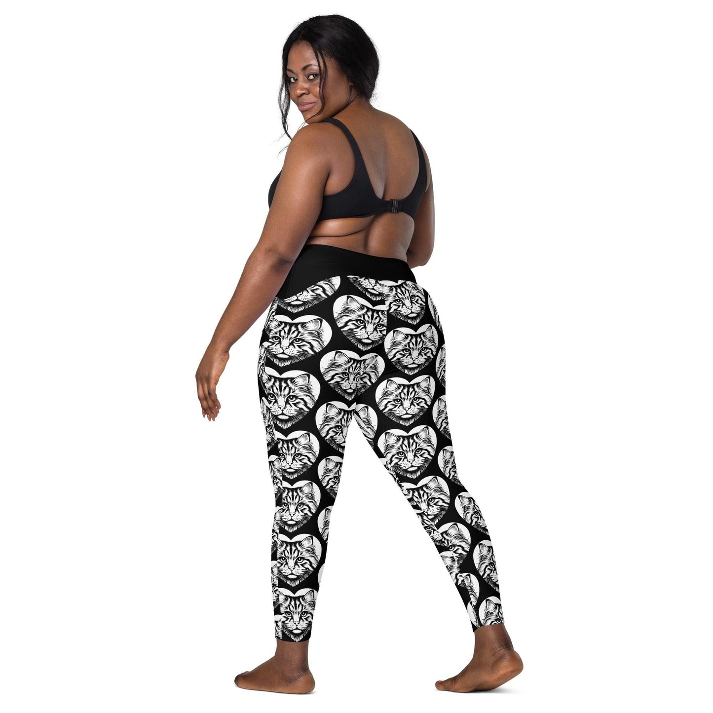 Cat breed leggings with pockets - SIBERIAN - HERTTAHOUND