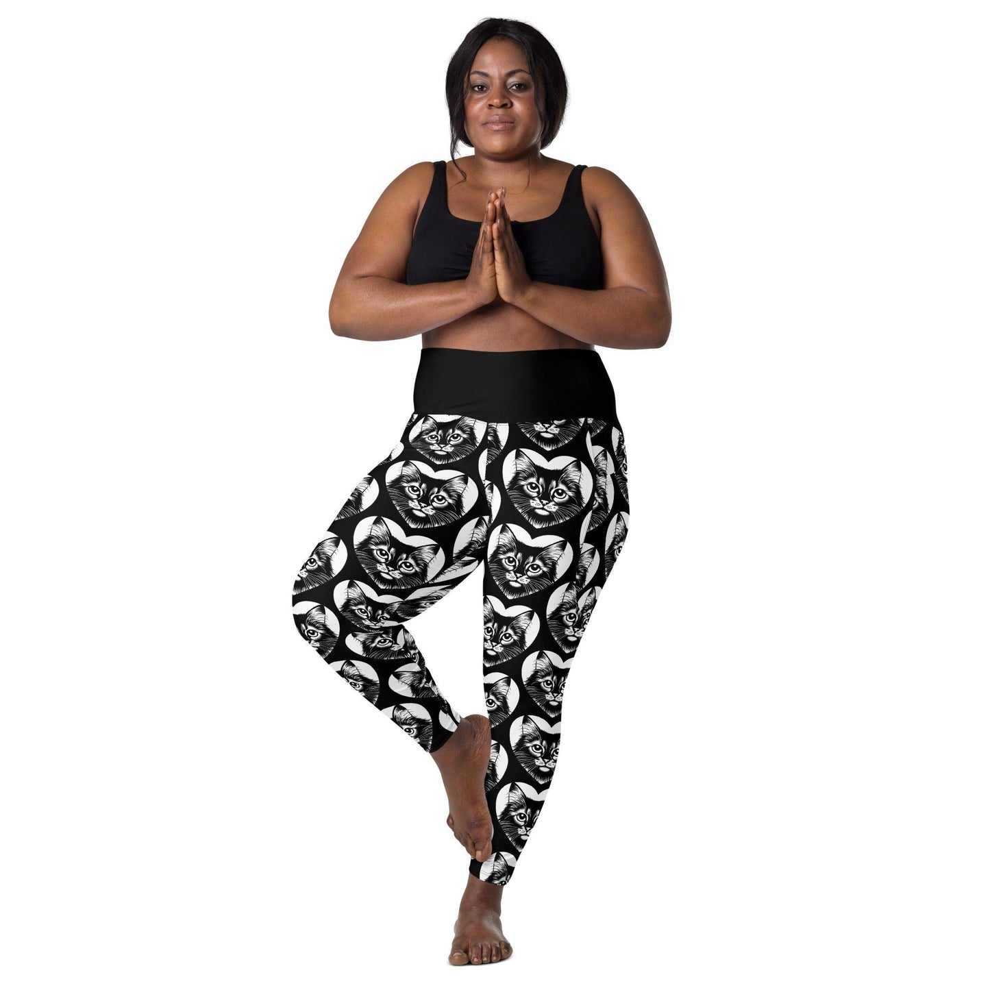 Cat breed leggings with pockets - SOMALI - HERTTAHOUND