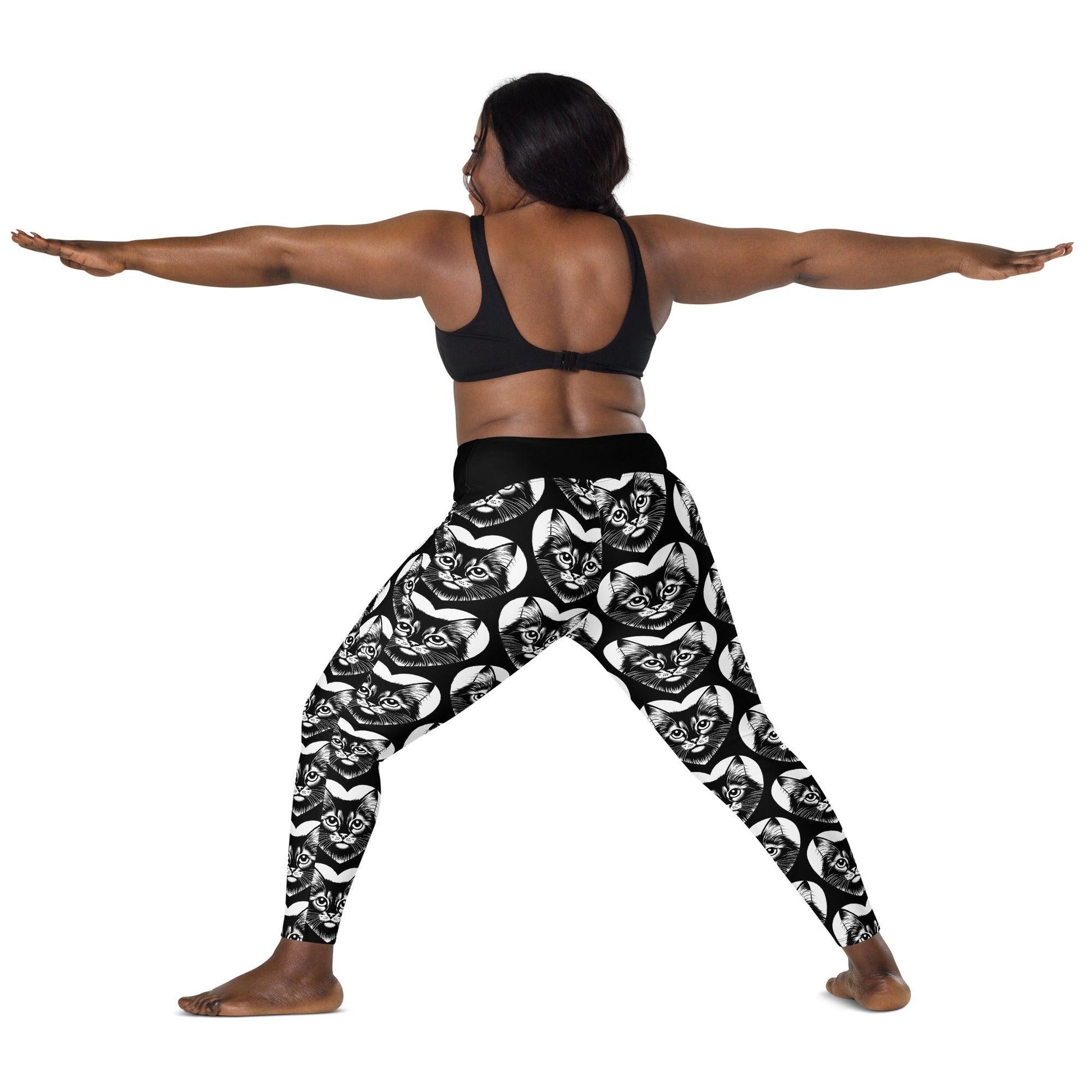 Cat breed leggings with pockets - SOMALI - HERTTAHOUND