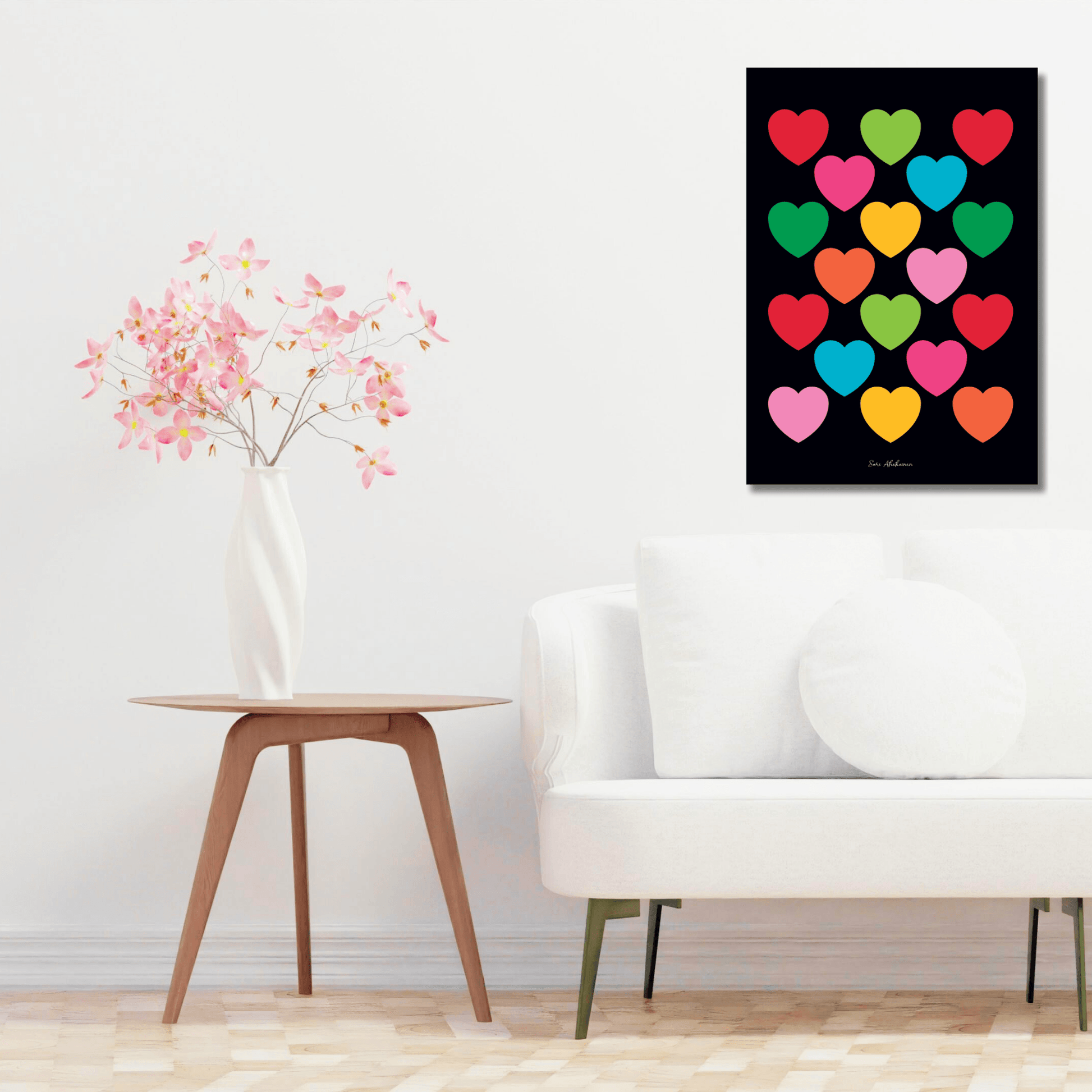 DIGITAL WALL ART - ELLIE LOVE mixblack