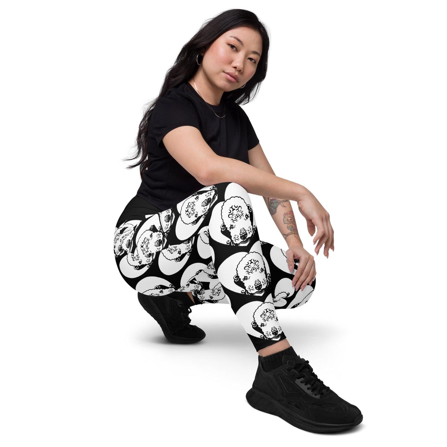 Dog breed leggings with pockets - BEDLINGTON TERRIER 2 - HERTTAHOUND 6XL