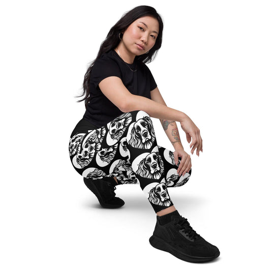Dog breed leggings with pockets - FIELD SPANIEL - HERTTAHOUND 6XL