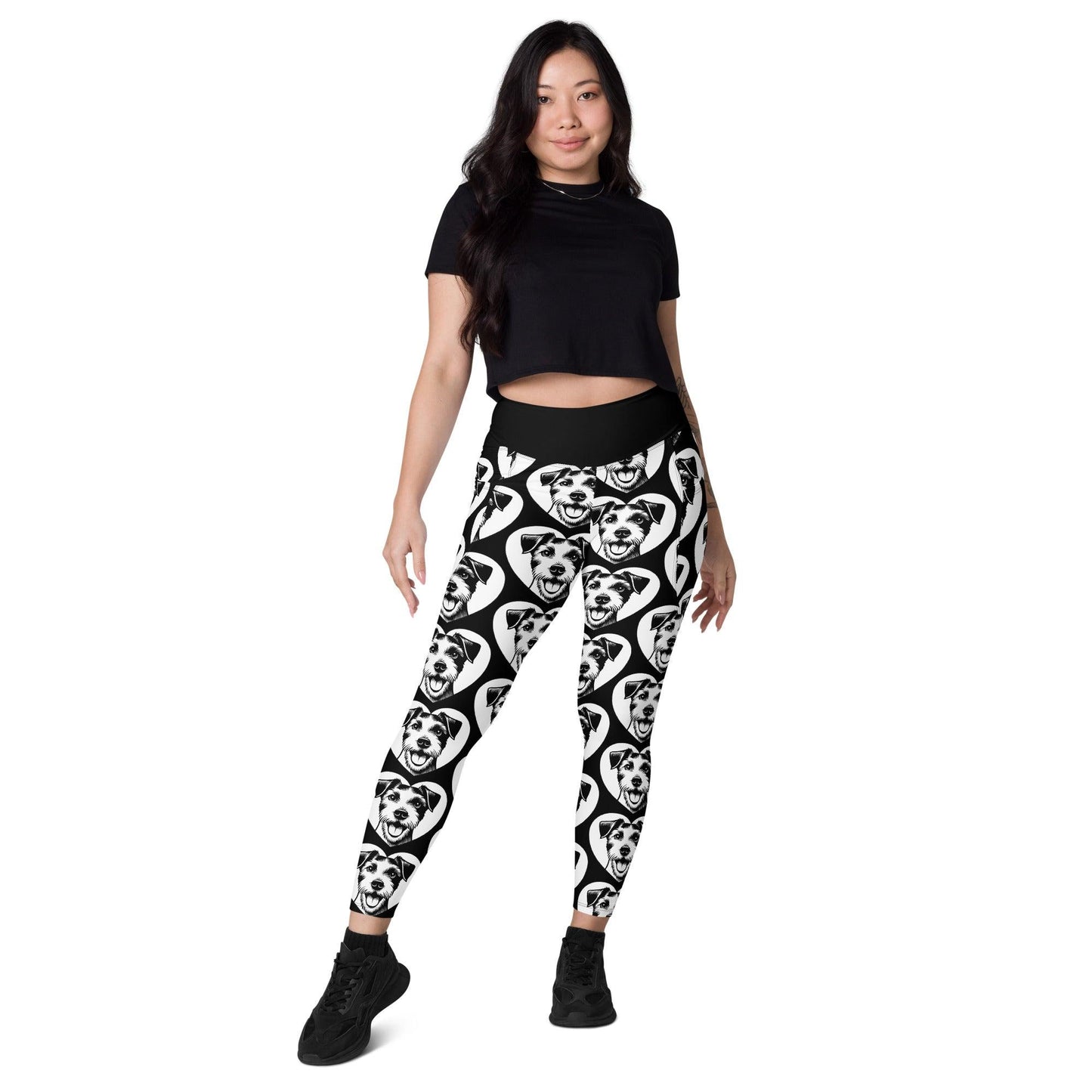 Dog breed leggings with pockets - PARSON RUSSELL TERRIER - HERTTAHOUND