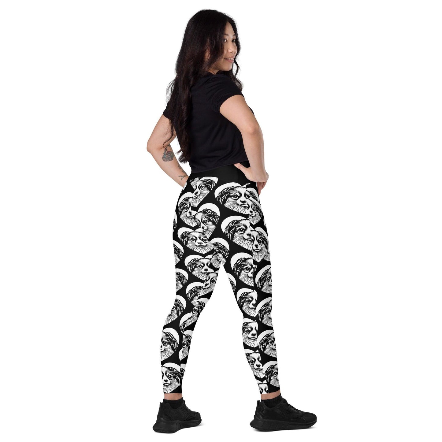 Dog breed leggings with pockets - PHALÈNE - HERTTAHOUND