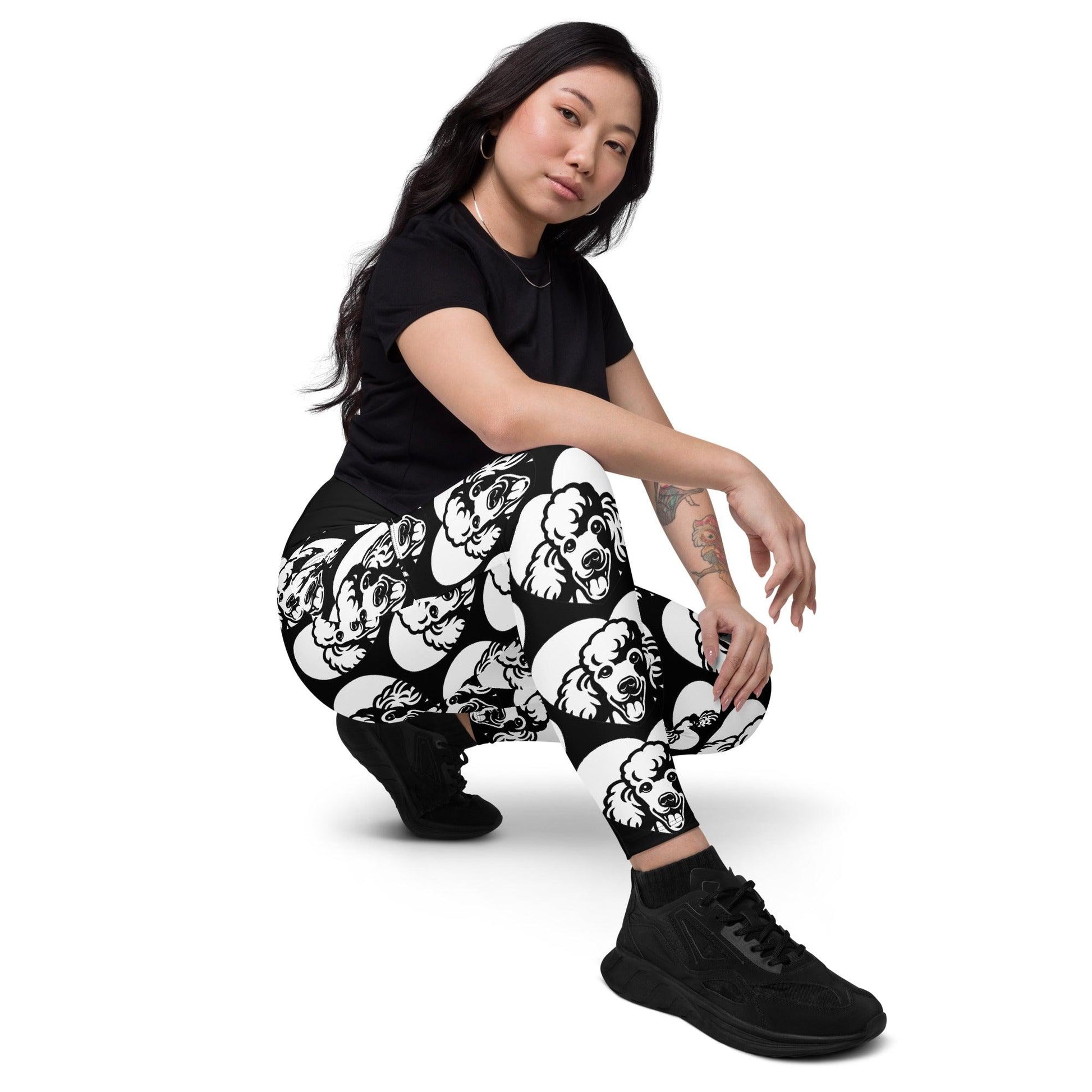Dog breed leggings with pockets - POODLE - HERTTAHOUND 6XL