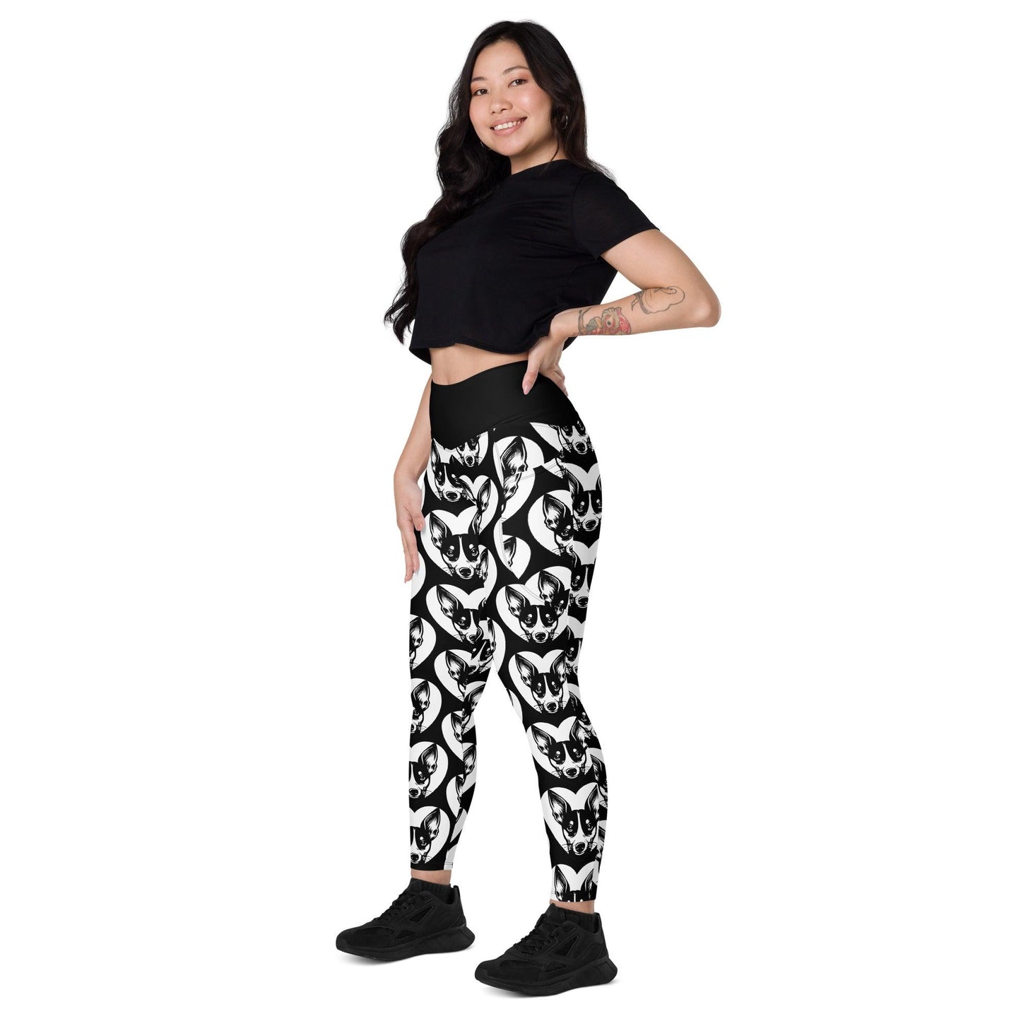 Dog breed leggings with pockets - TENTERFIELD TERRIER - HERTTAHOUND