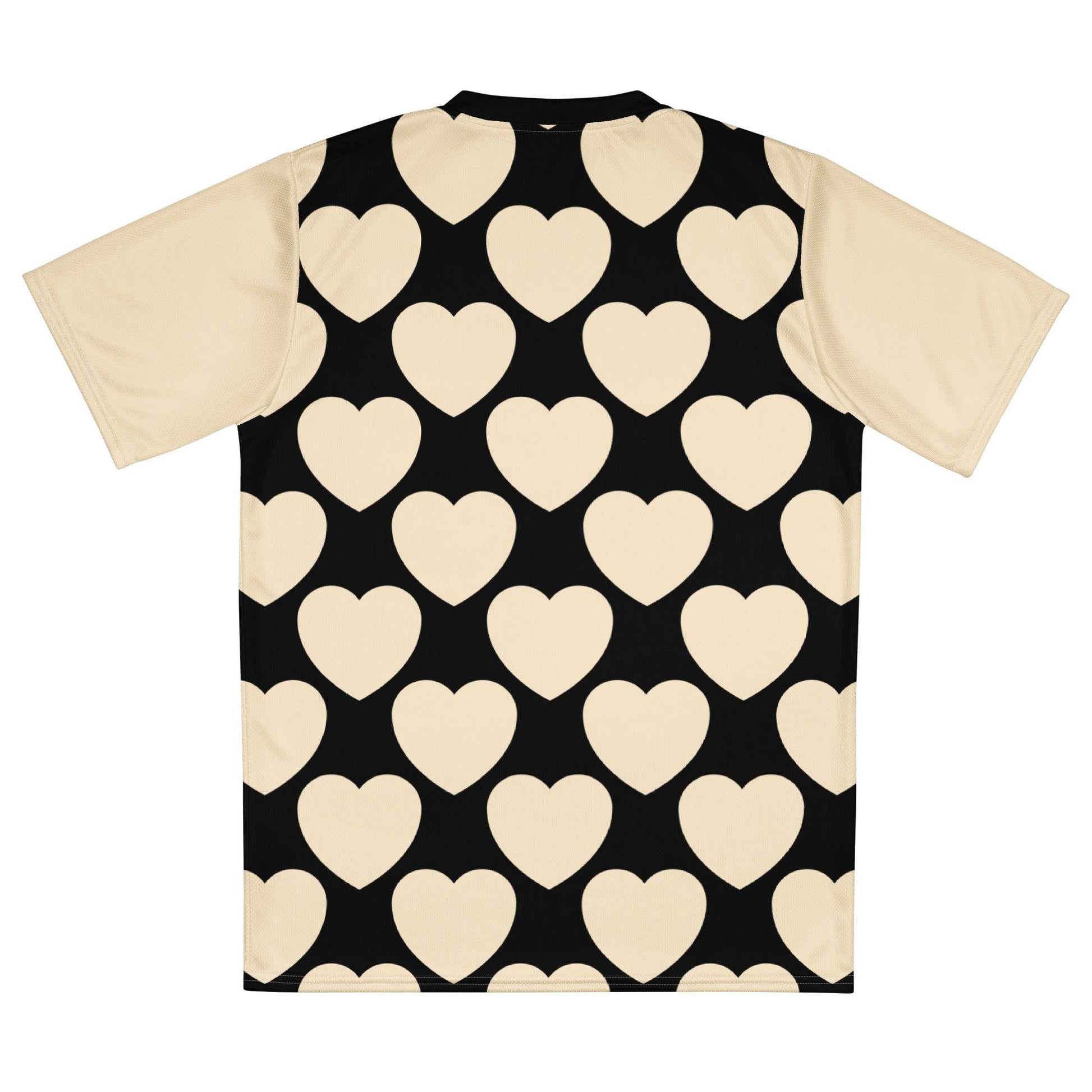 Sports Jersey - ELLIE LOVE black - Bold heart print