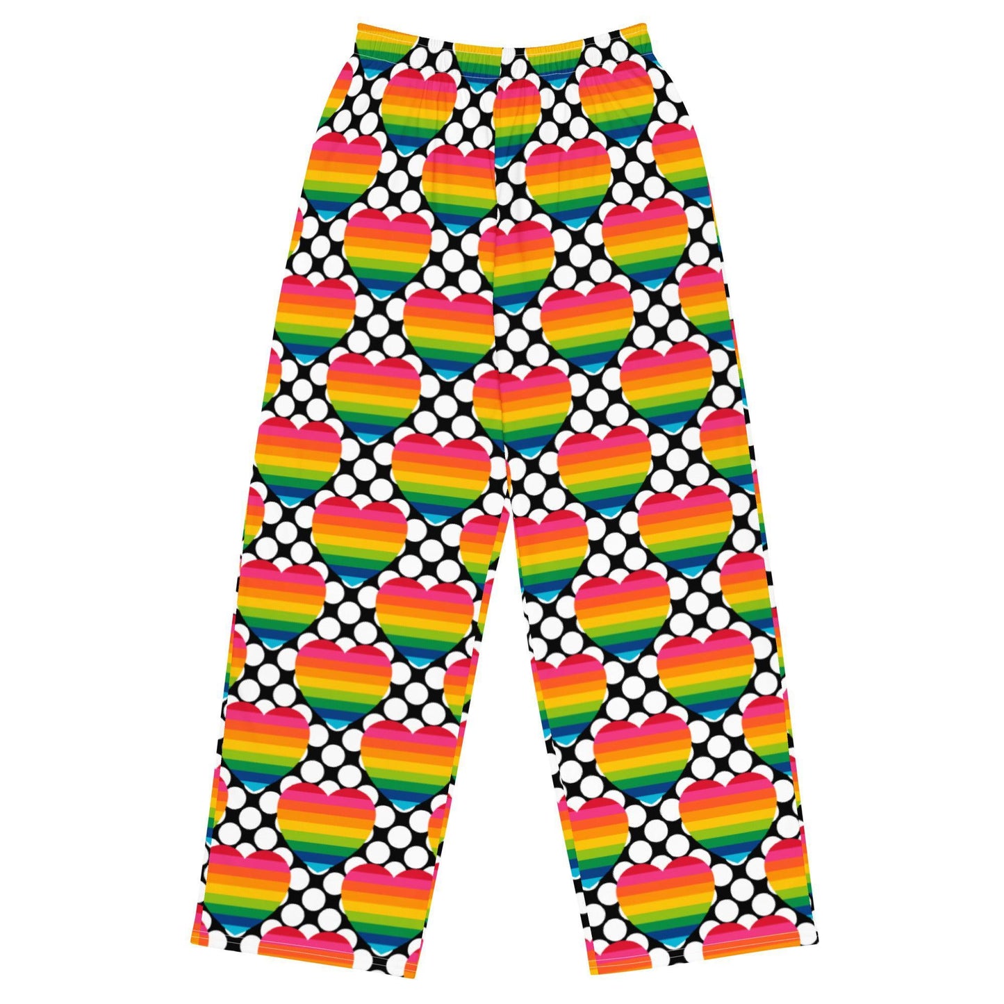 Pants - ELLIE LOVE DOT rainbow - Bold Heart Print