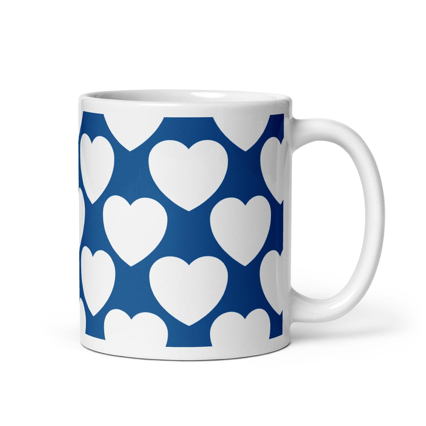 Mug - ELLIE LOVE fin - Bold heart print 11oz