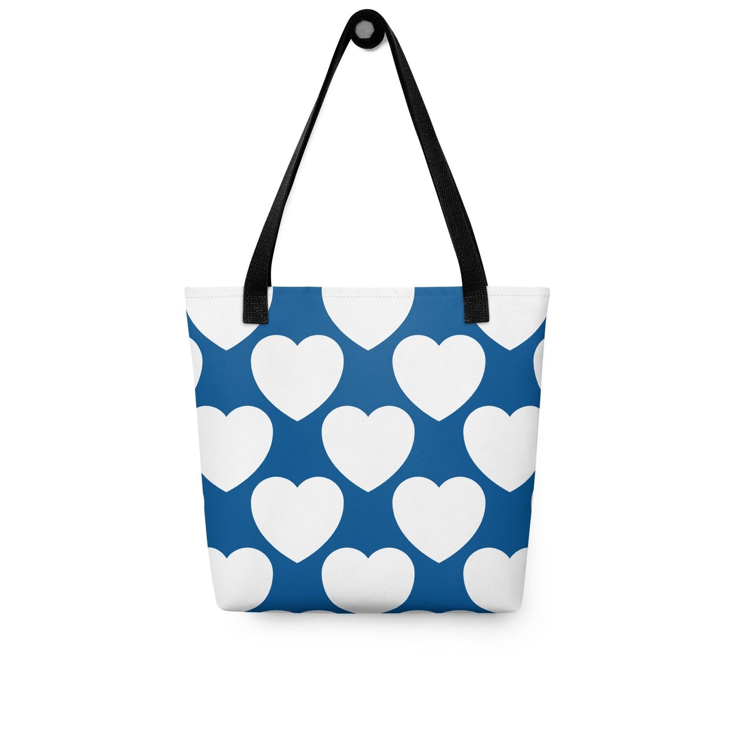Tote Bag - ELLIE LOVE fin - Bold Heart Print