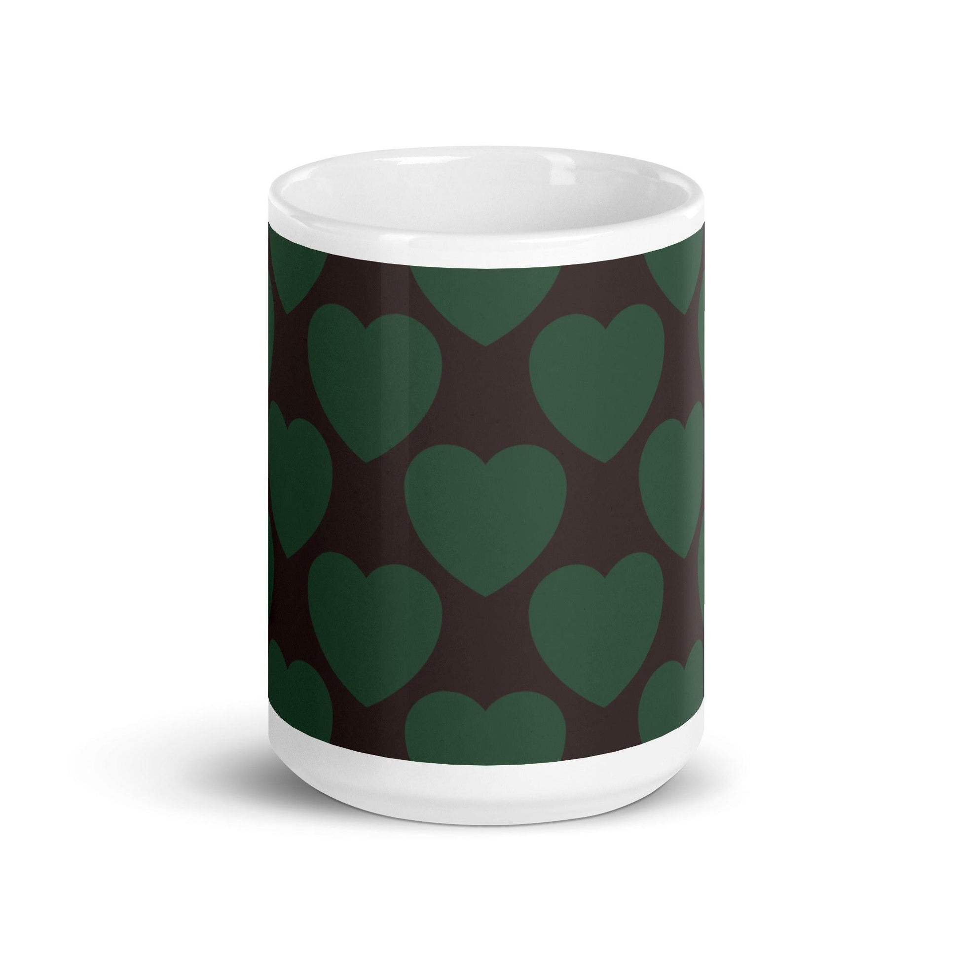 Mug - ELLIE LOVE forest - Bold heart print