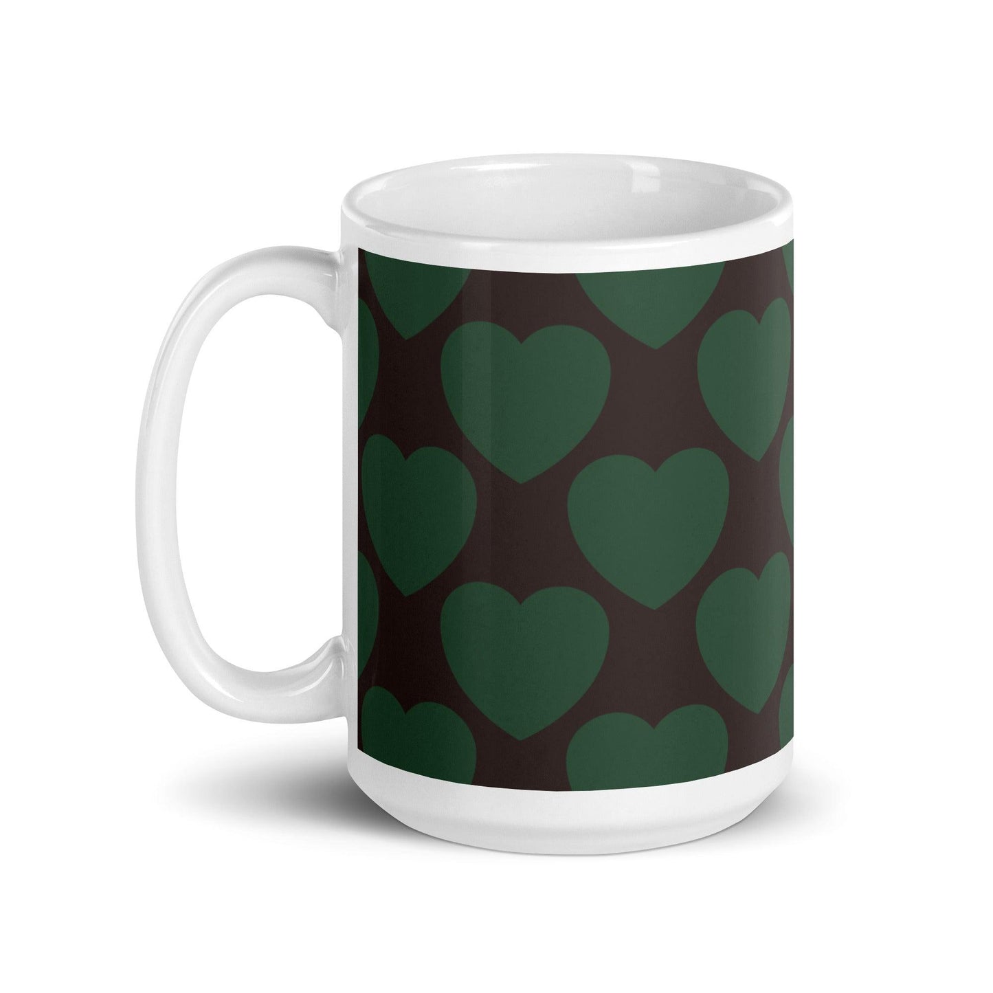 Mug - ELLIE LOVE forest - Bold heart print