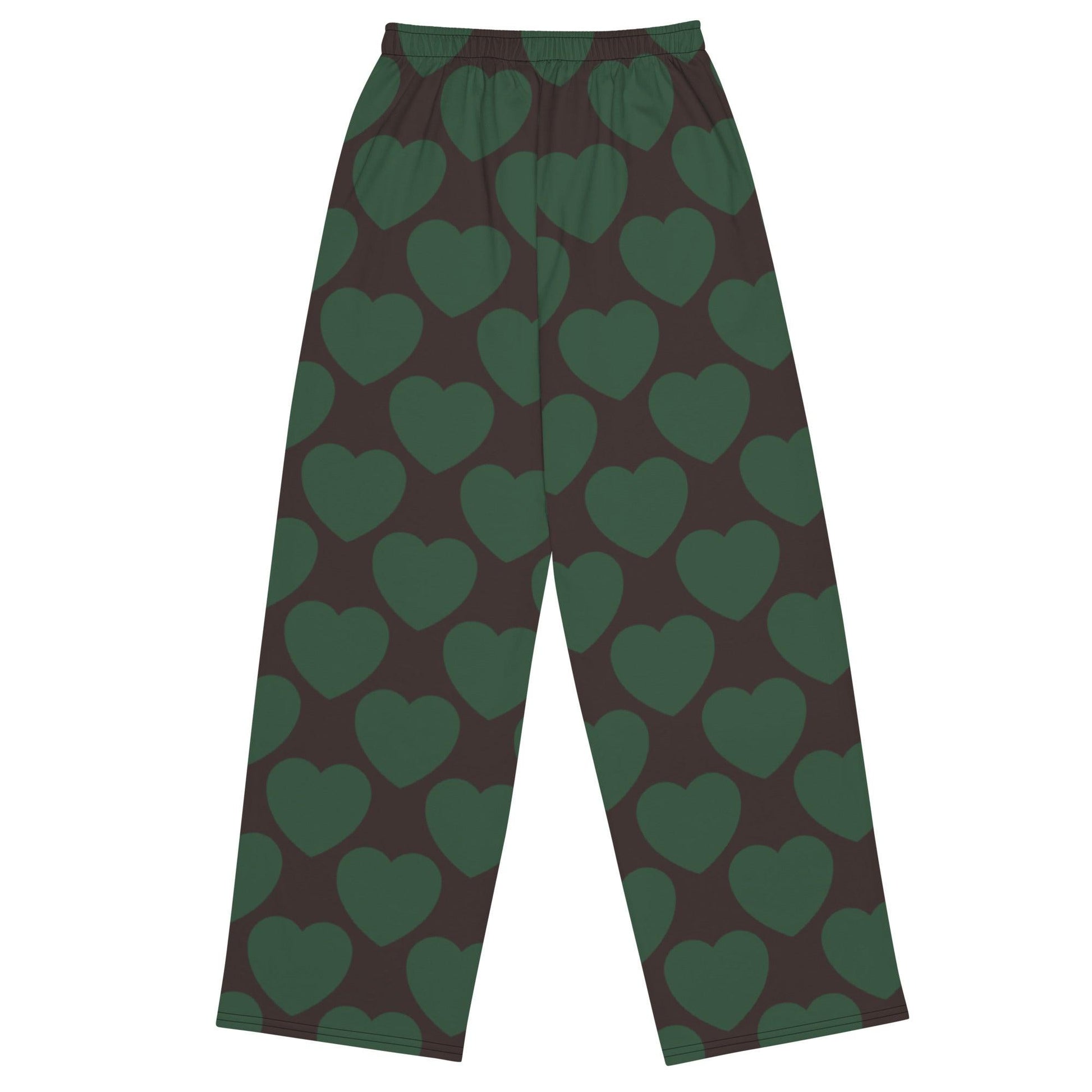 Pants - ELLIE LOVE forest - Bold Heart Print