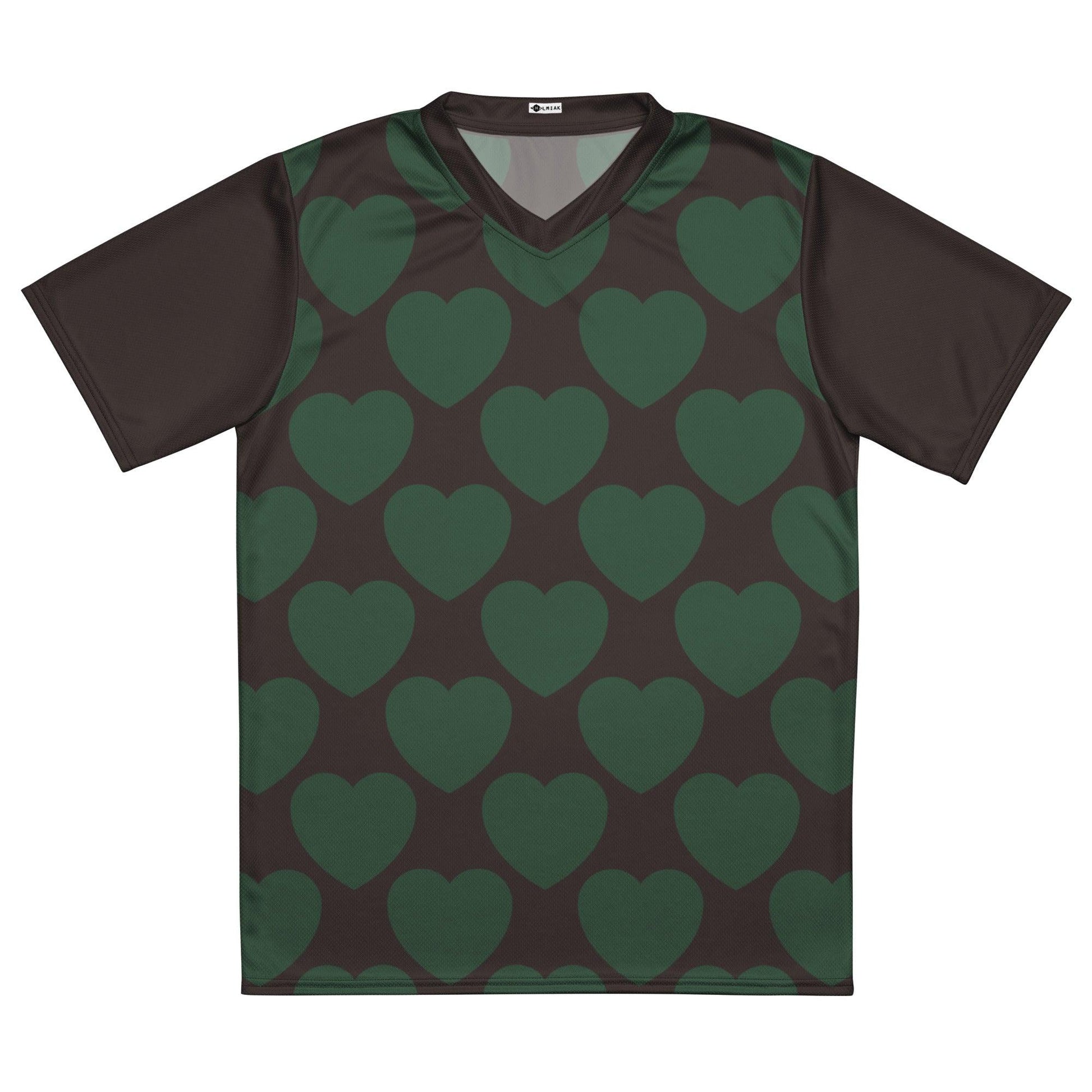 Sports Jersey - ELLIE LOVE forest - Bold heart print 6XL