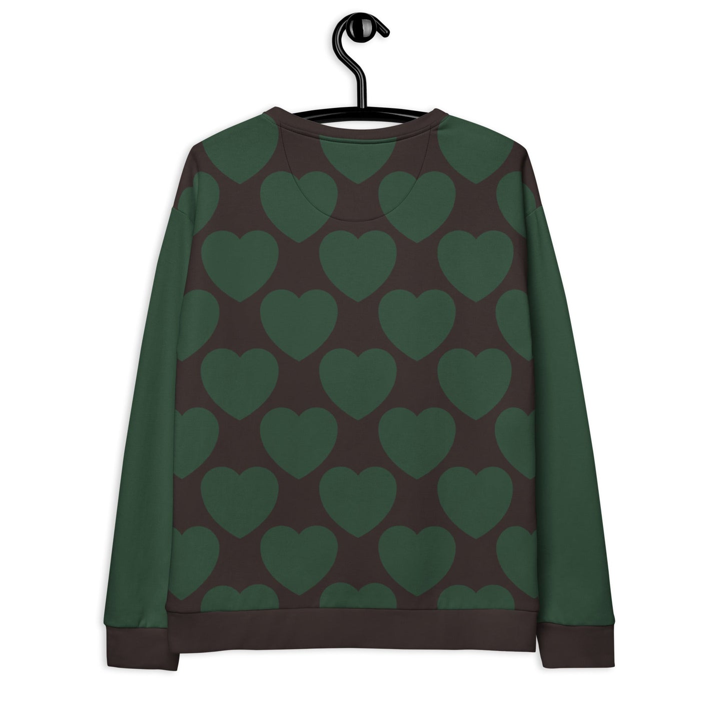 Sweatshirt - ELLIE LOVE forest - Bold heart print