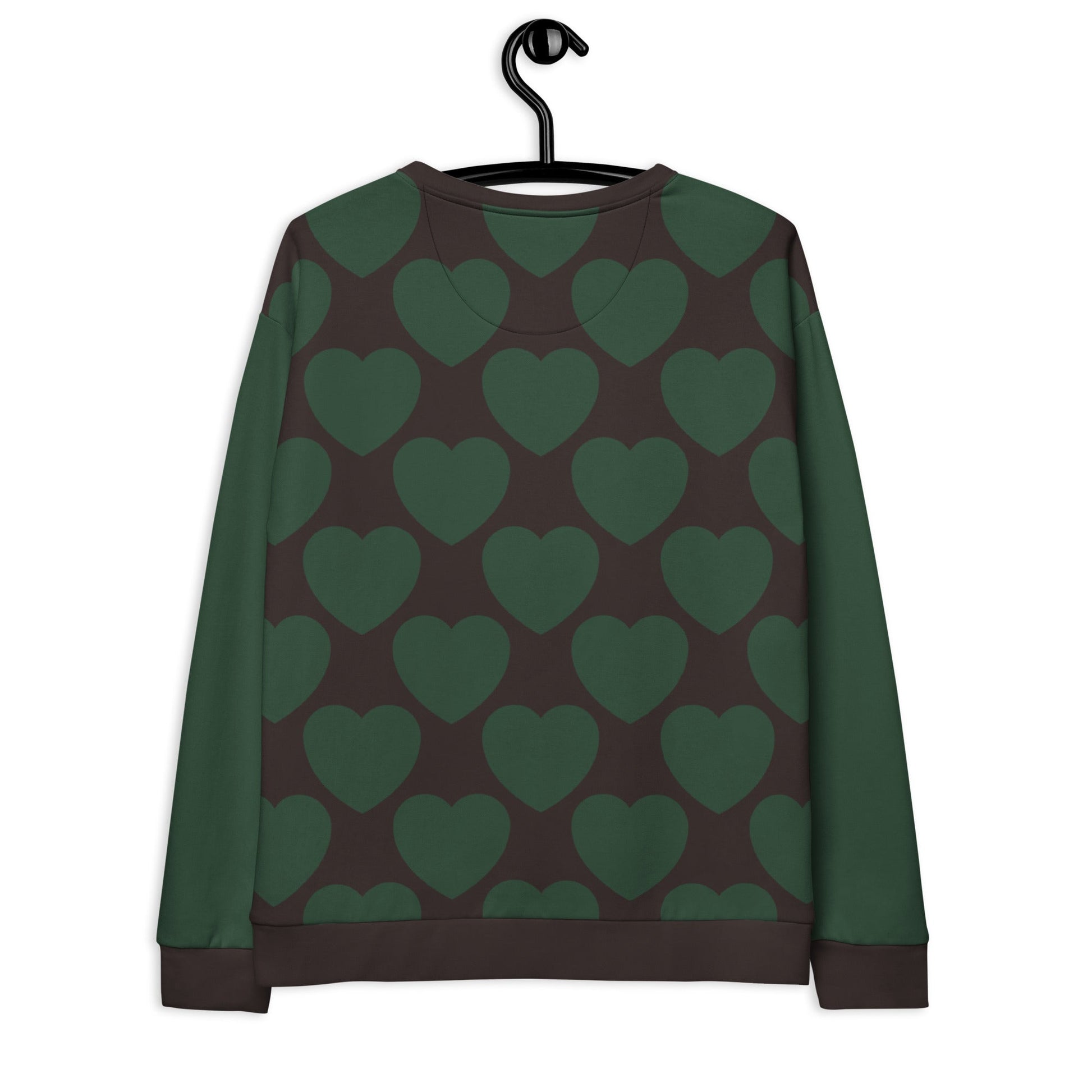 Sweatshirt - ELLIE LOVE forest - Bold heart print