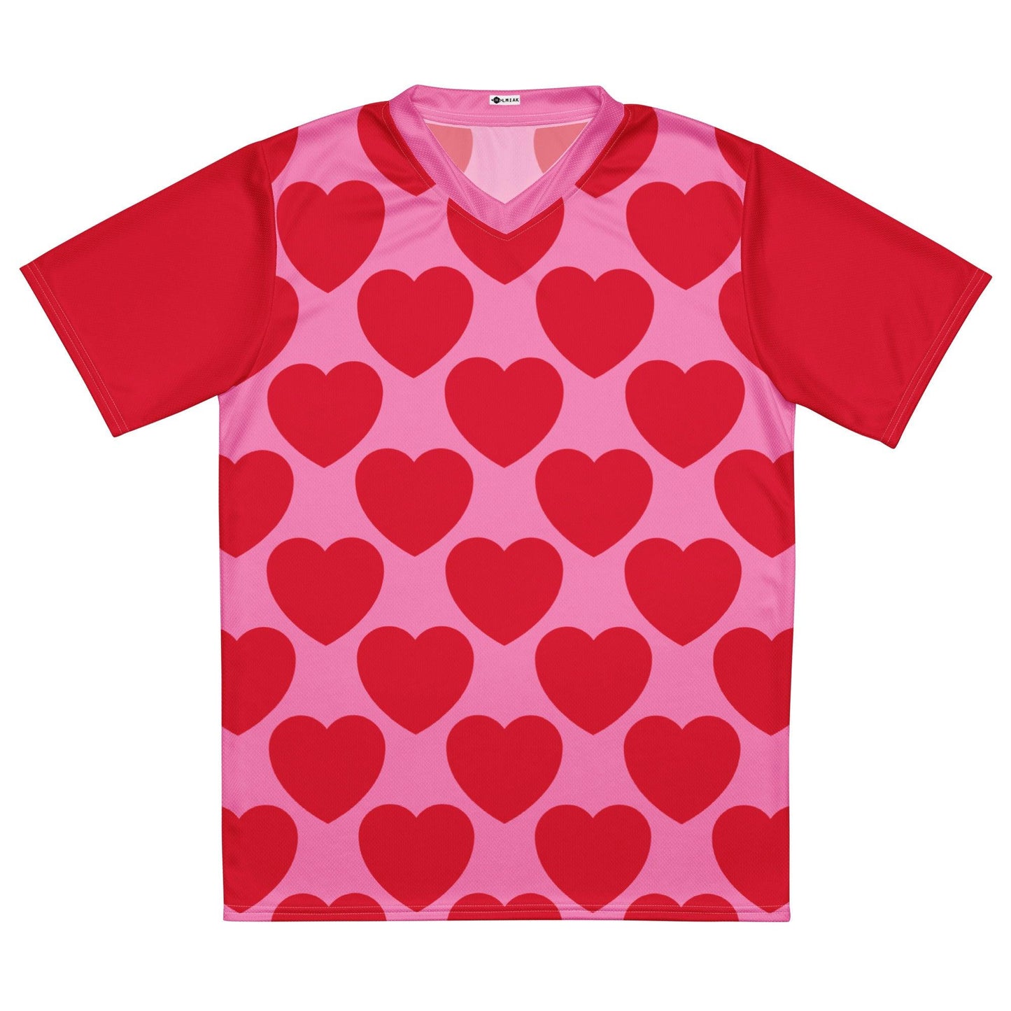 Sports Jersey - ELLIE LOVE red - Bold heart print 6XL