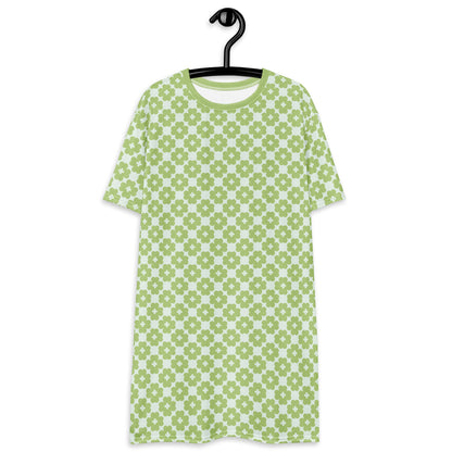 T-shirt dress - ELLIE LUCK tender green - Classic floral print 6XL
