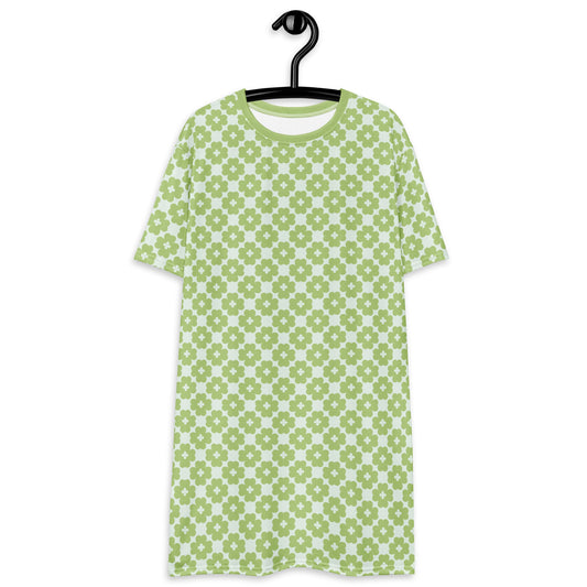 T-shirt dress - ELLIE LUCK tender green - Classic floral print 6XL