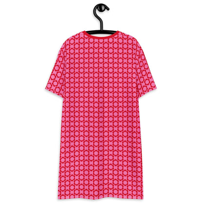 T-shirt dress - ELLIE mini red - Classic floral print