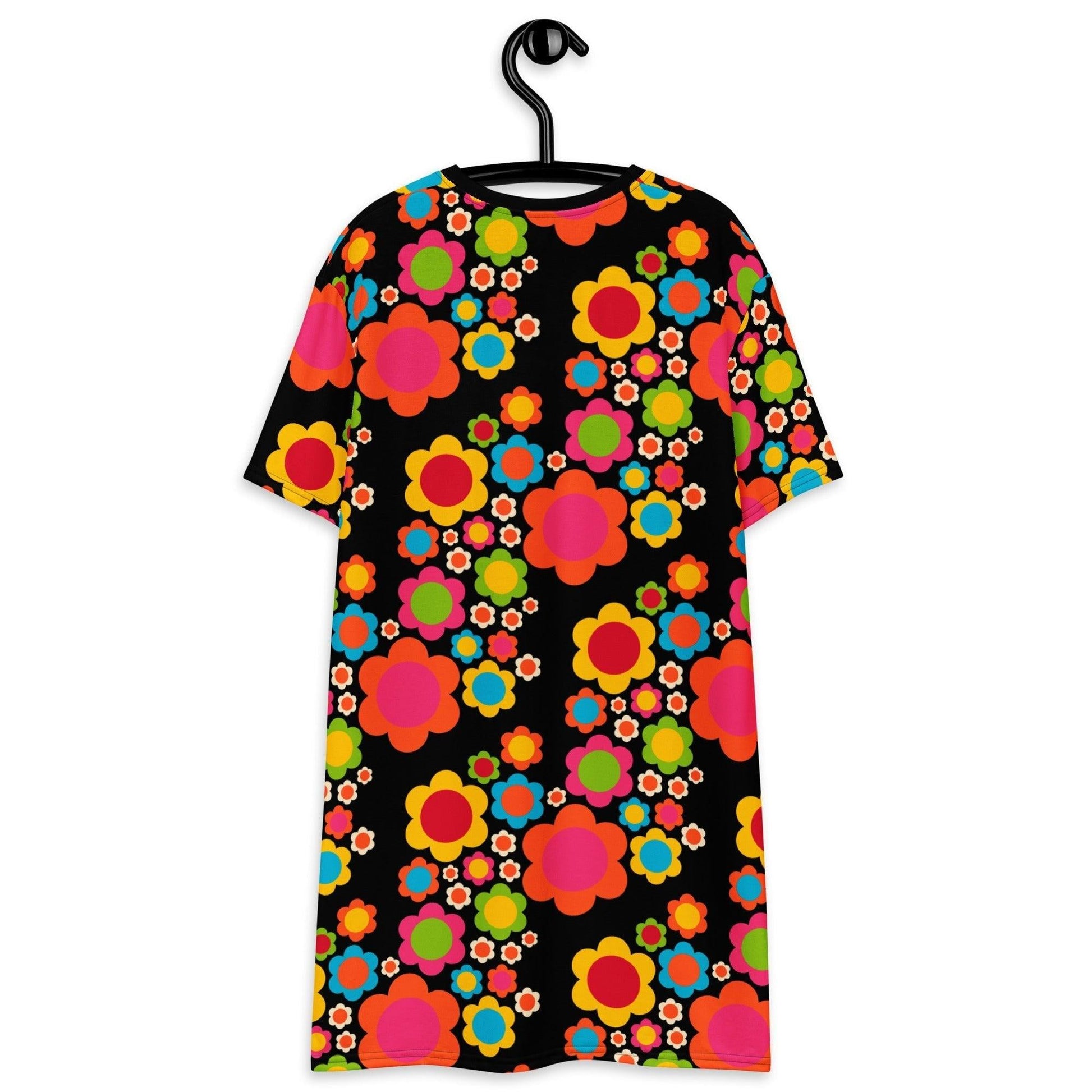T-shirt dress - ELLIE MIX - Colorful flower mix print
