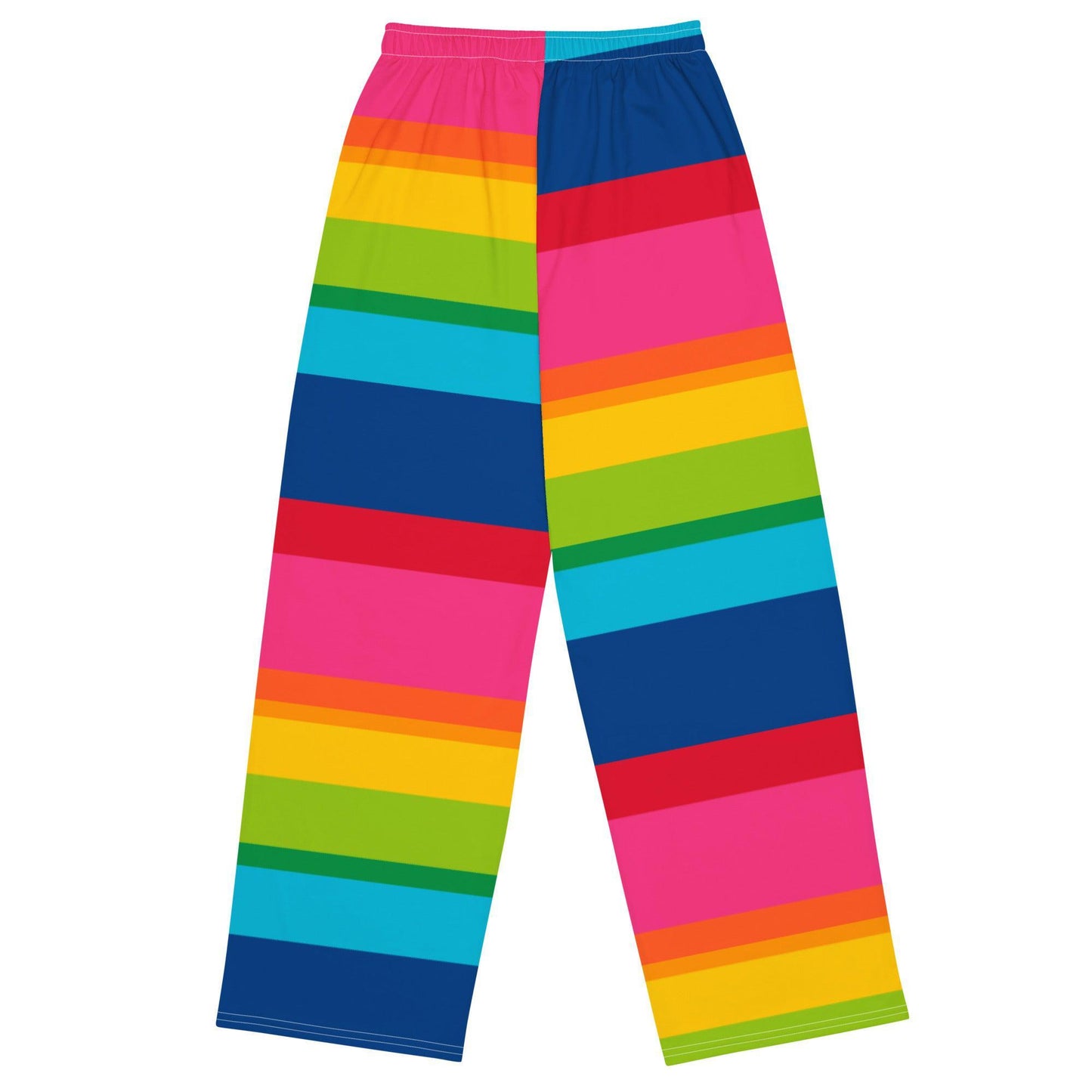 Pants - ELLIE rainbow stripe - Rainbow stripe print