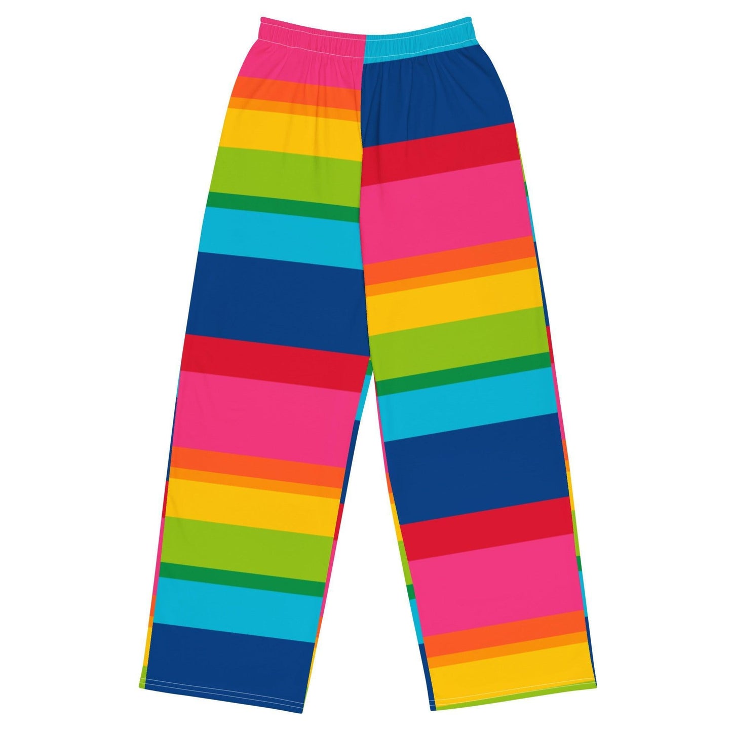 Pants - ELLIE rainbow stripe - Rainbow stripe print