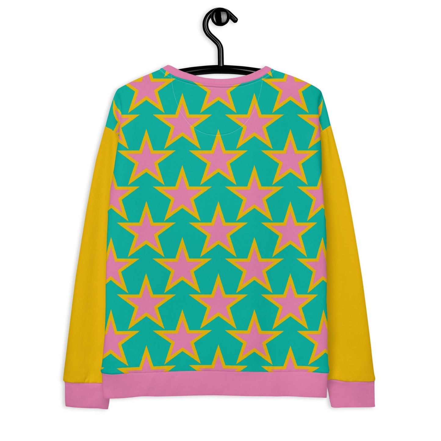 Sweatshirt - ELLIE STAR mint - Classic stars print