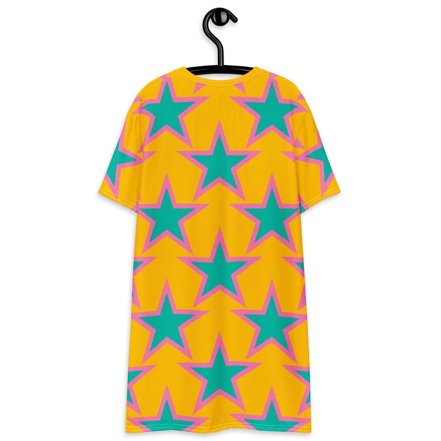 T-shirt dress - ELLIE STAR yellow - Classic stars print