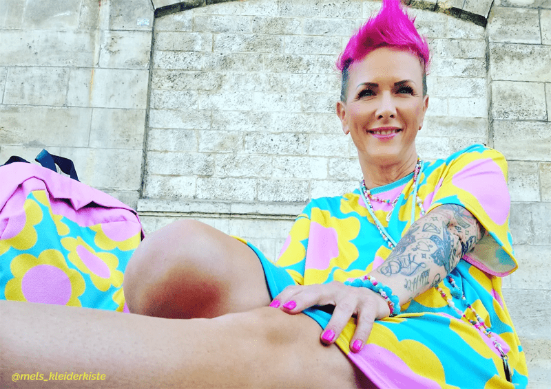 T-shirt dress - ELLIE - Classic floral print